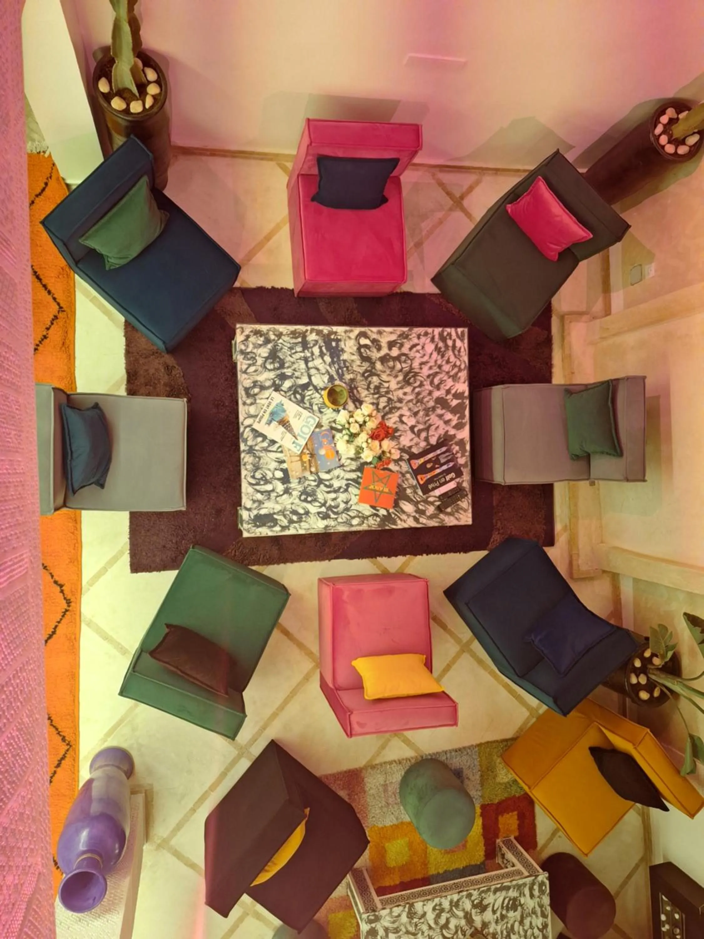 Living room in Riad Dar Augusta