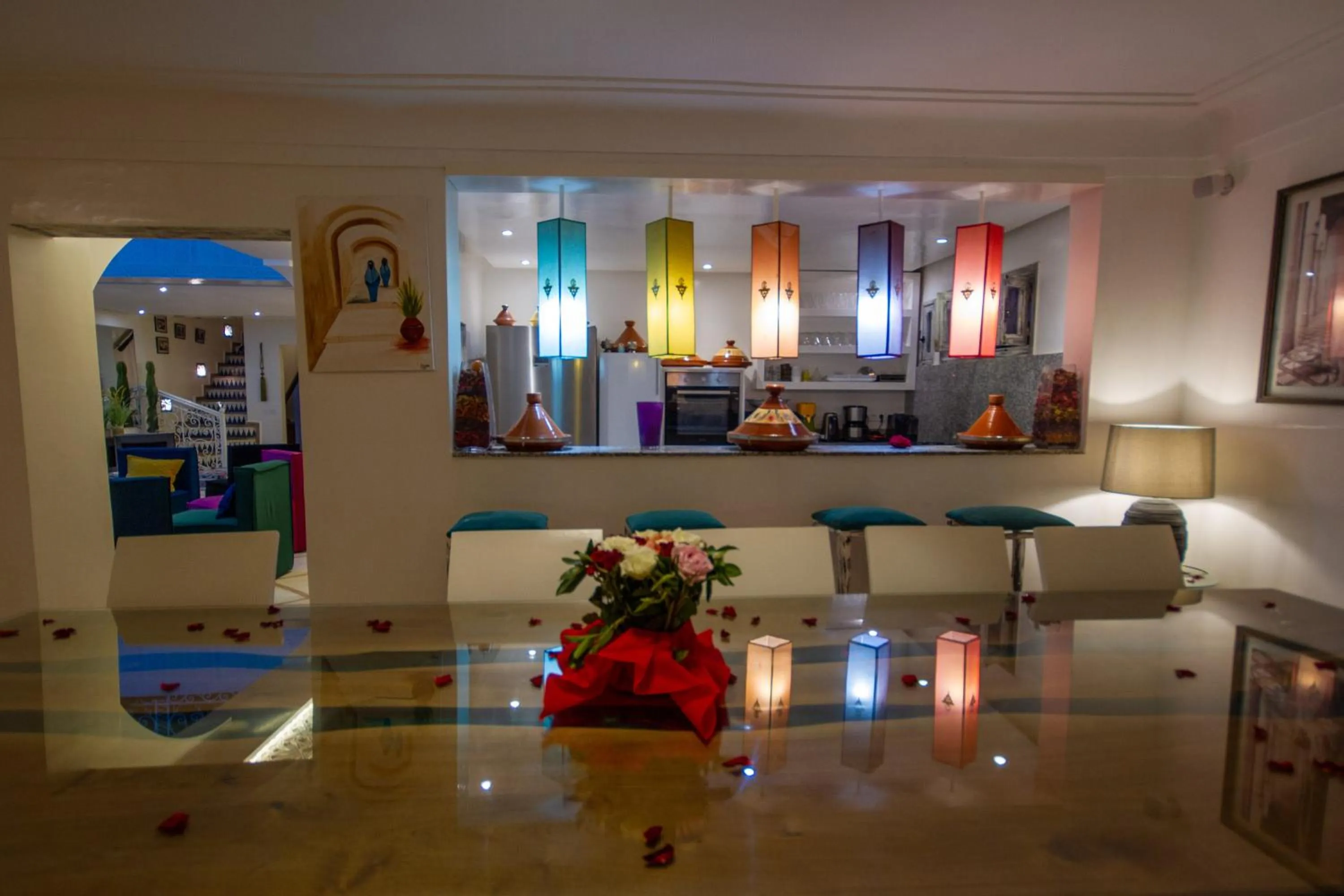 Seating area in Riad Dar Augusta