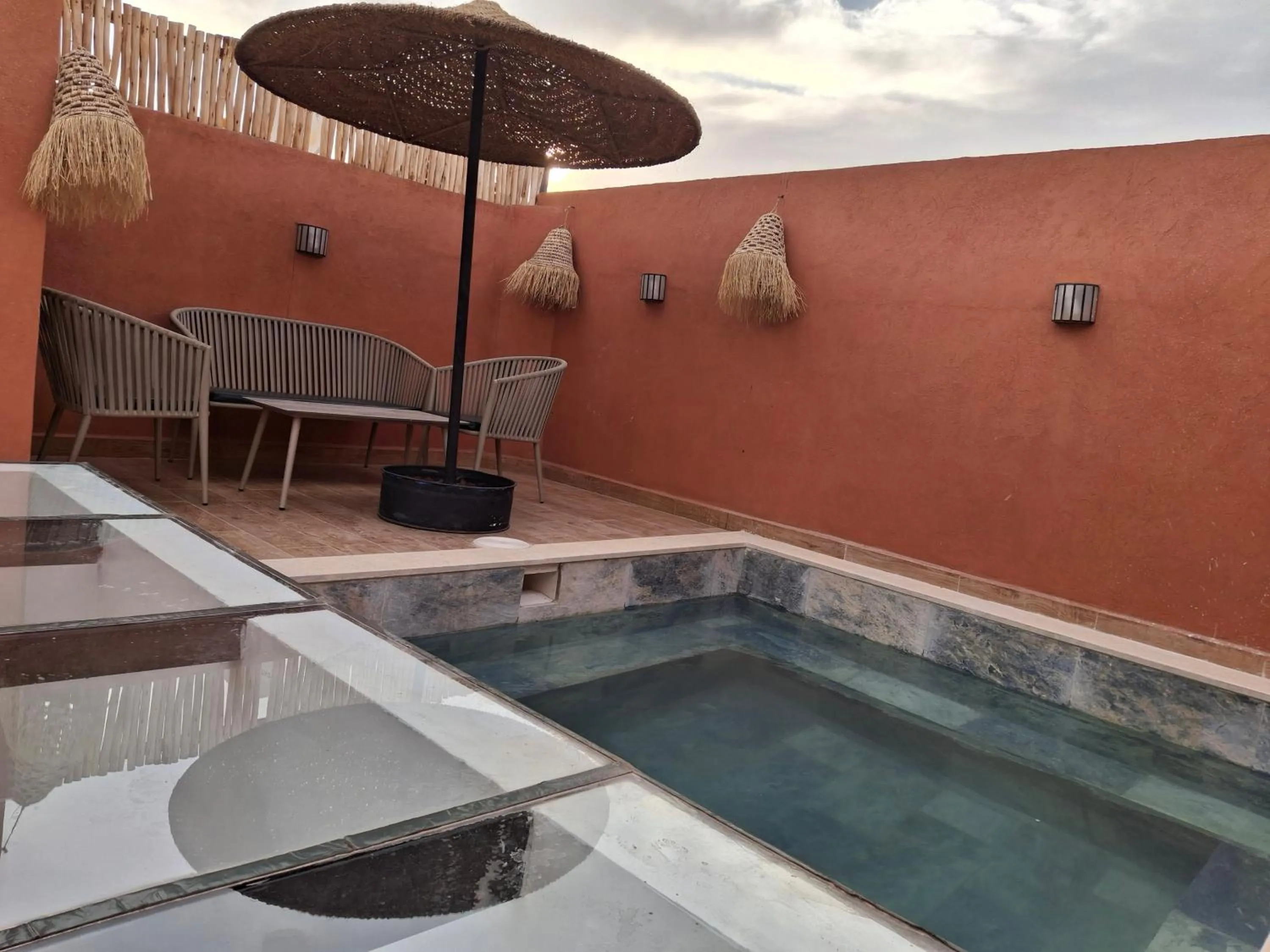Swimming pool in Riad Dar Augusta