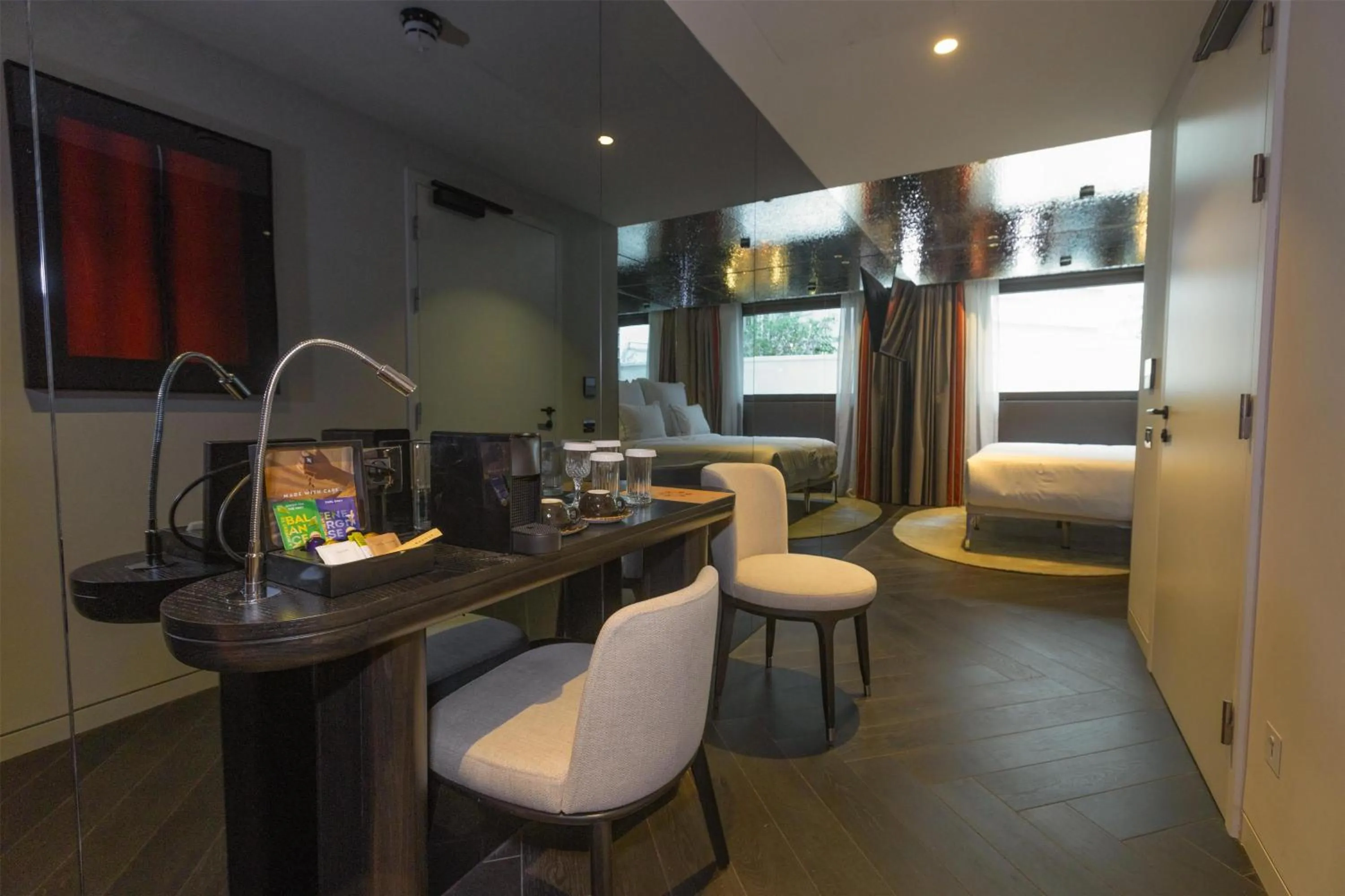 Bedroom, Bed in Adia Aluma Athens, Curio Collection By Hilton