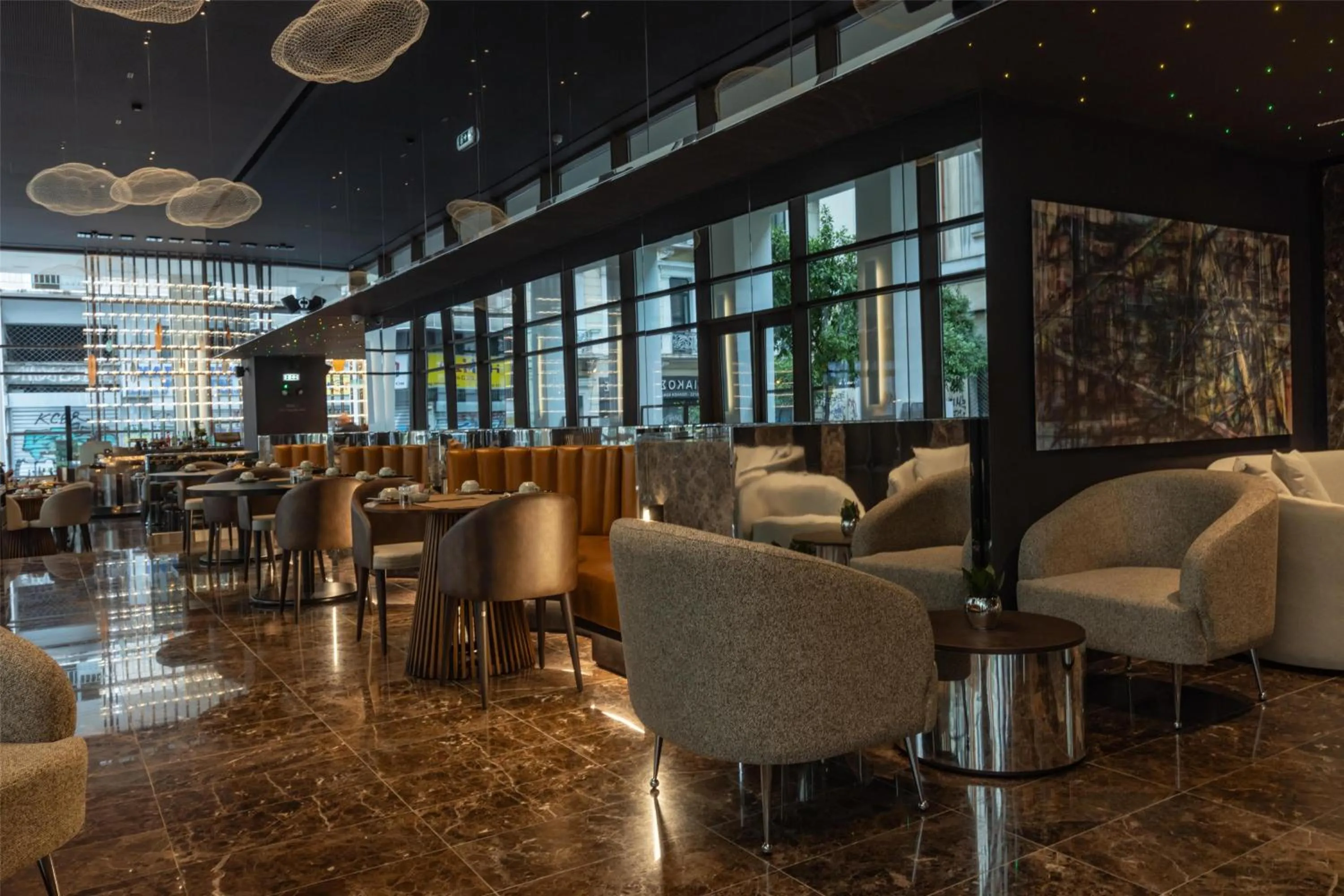 Lounge or bar in Adia Aluma Athens, Curio Collection By Hilton