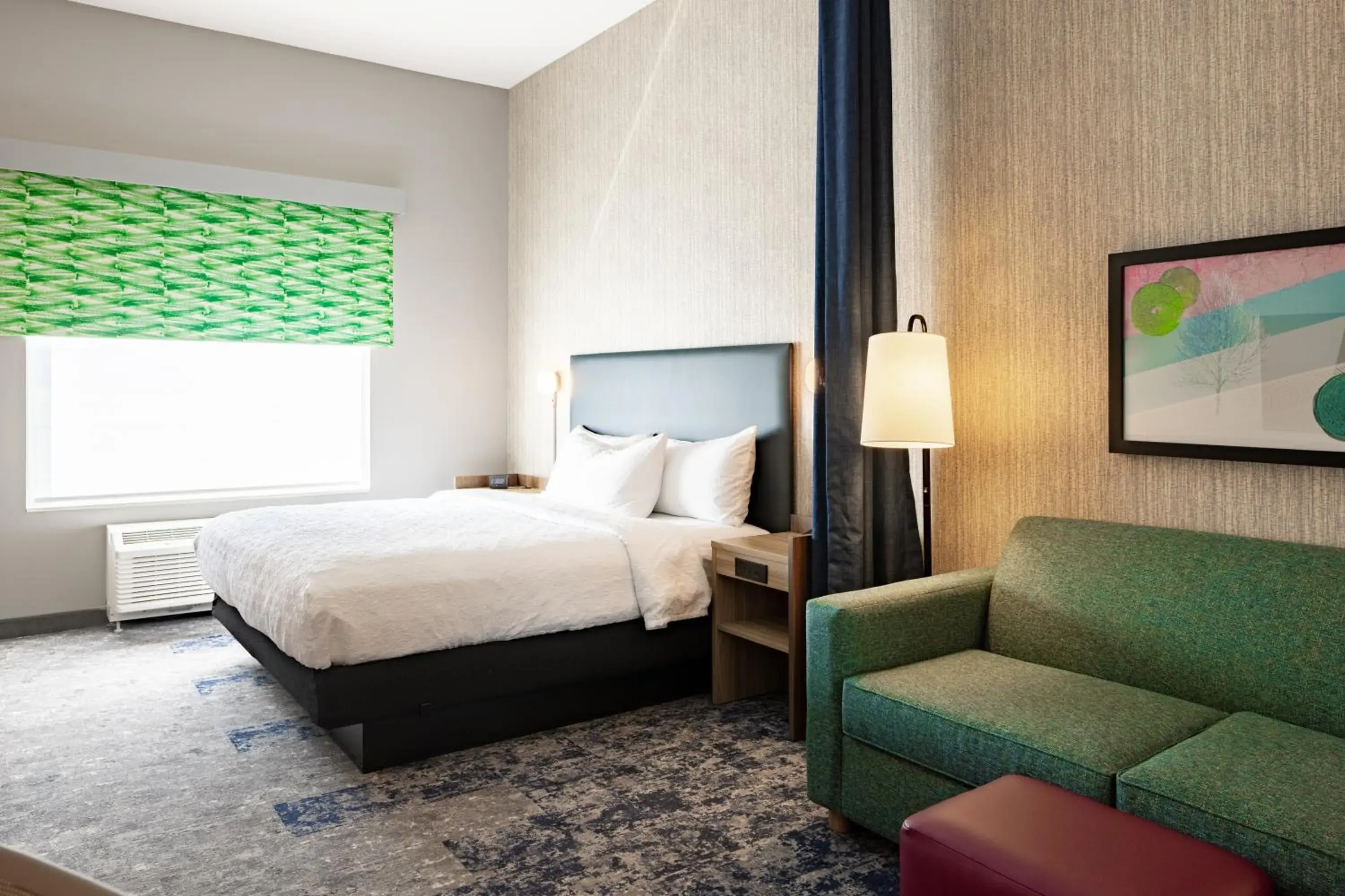 Bed in Home2 Suites By Hilton Kalamazoo Southeast Bed in Home2 Suites By Hilton Kalamazoo Southeast