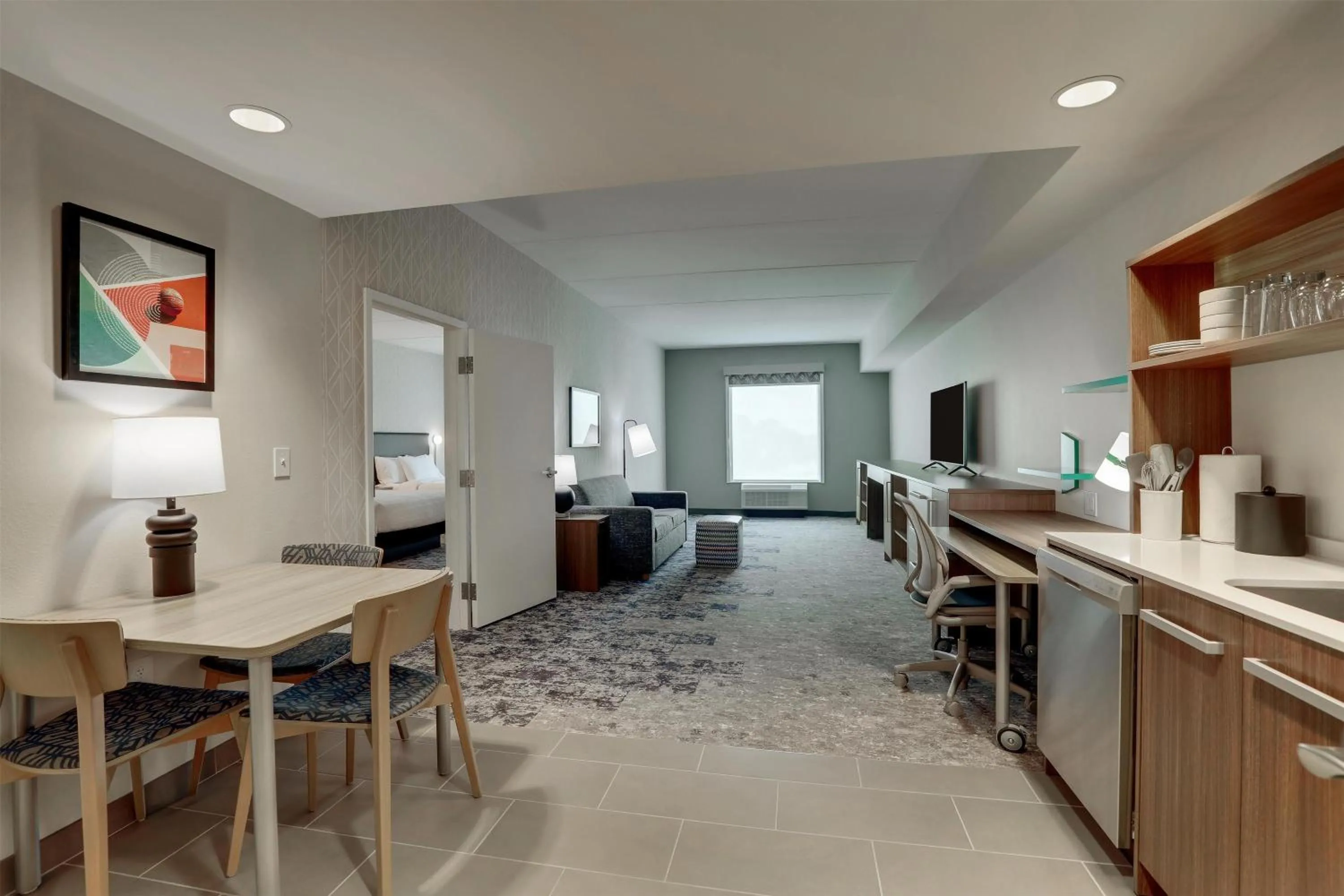 Kitchen or kitchenette in Home2 Suites By Hilton Conway, Sc