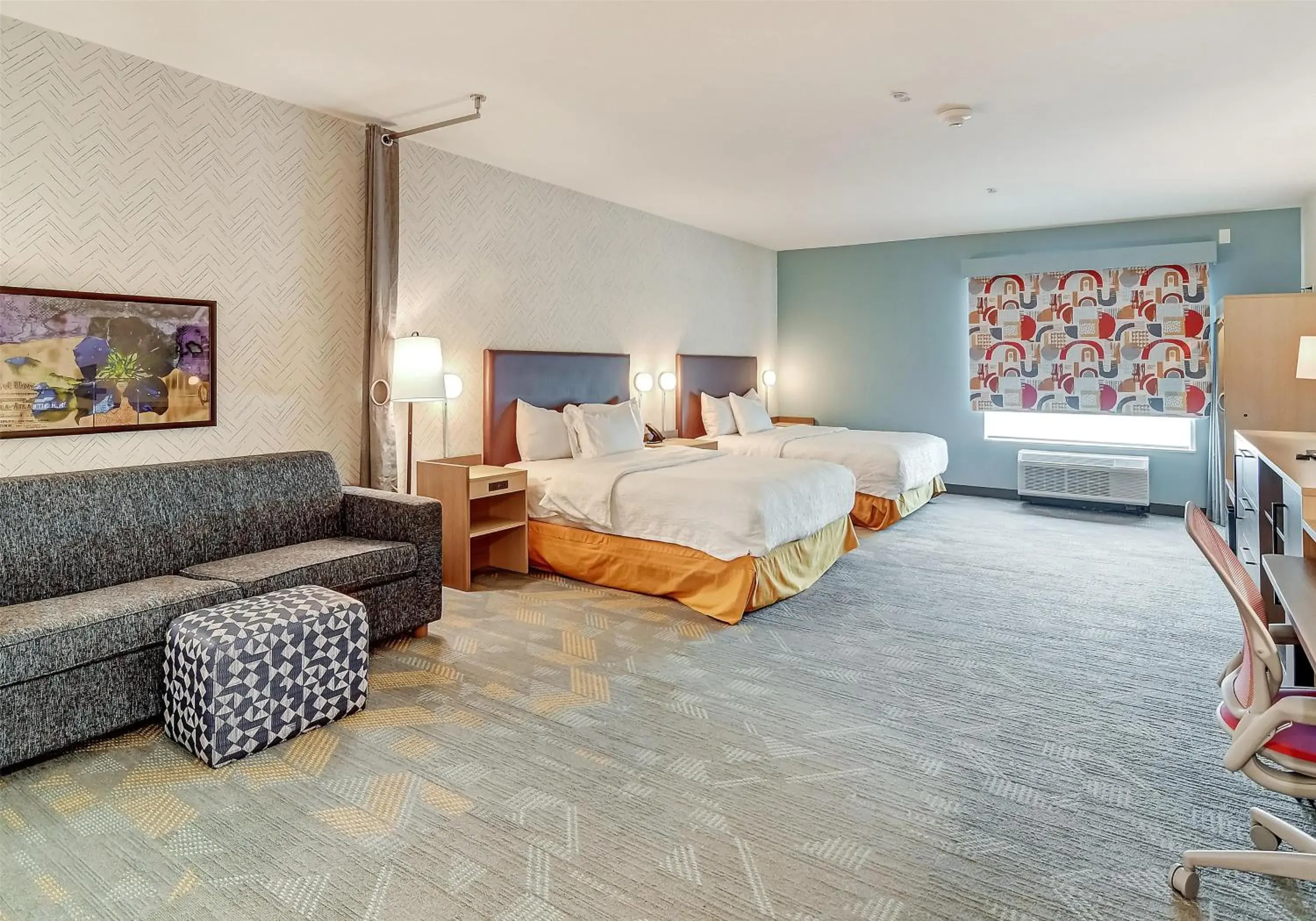 Living room, Bed in Home2 Suites By Hilton Crestview I-10 Living room, Bed in Home2 Suites By Hilton Crestview I-10