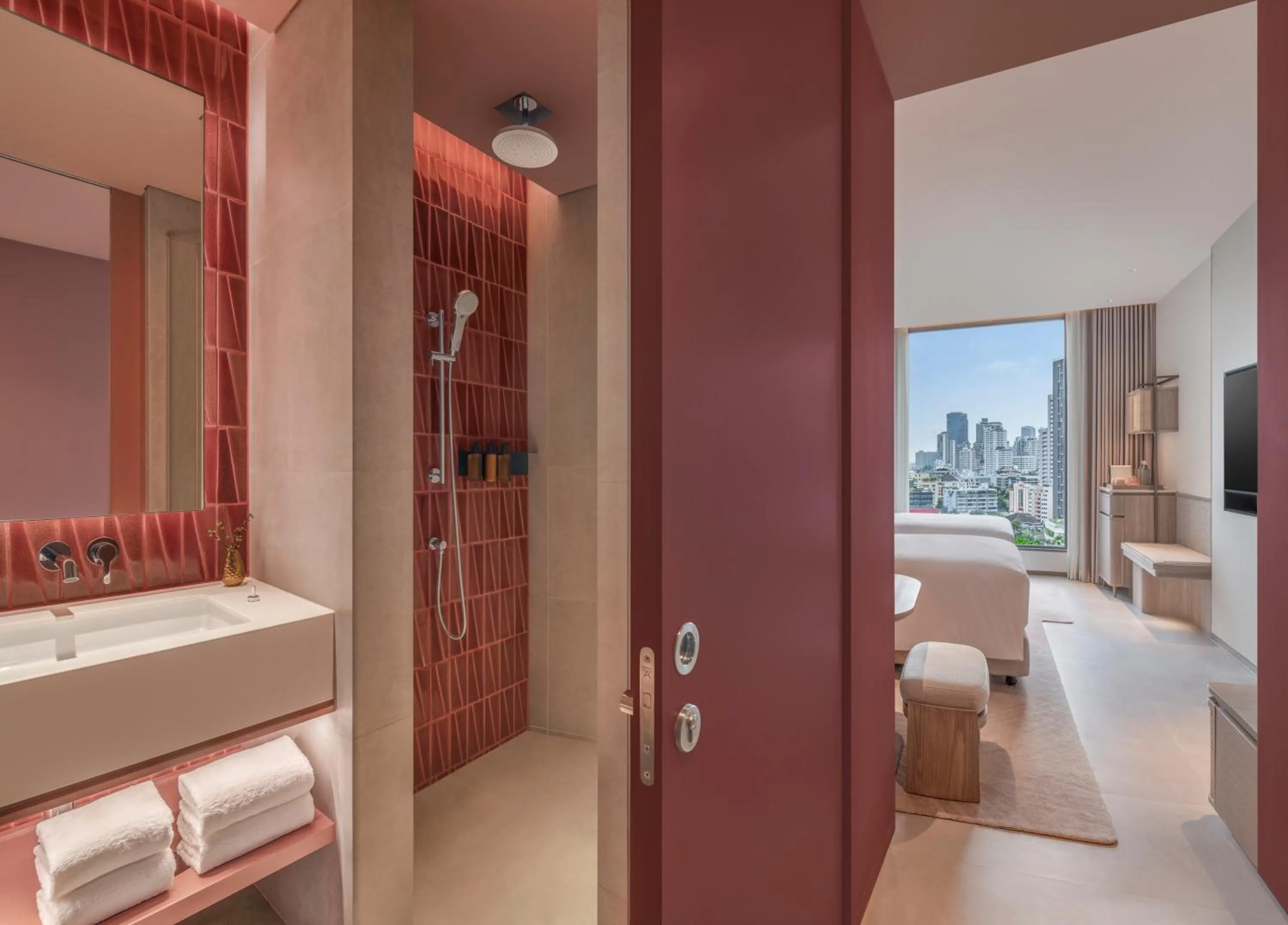 Bathroom in Kromo Bangkok, Curio Collection By Hilton