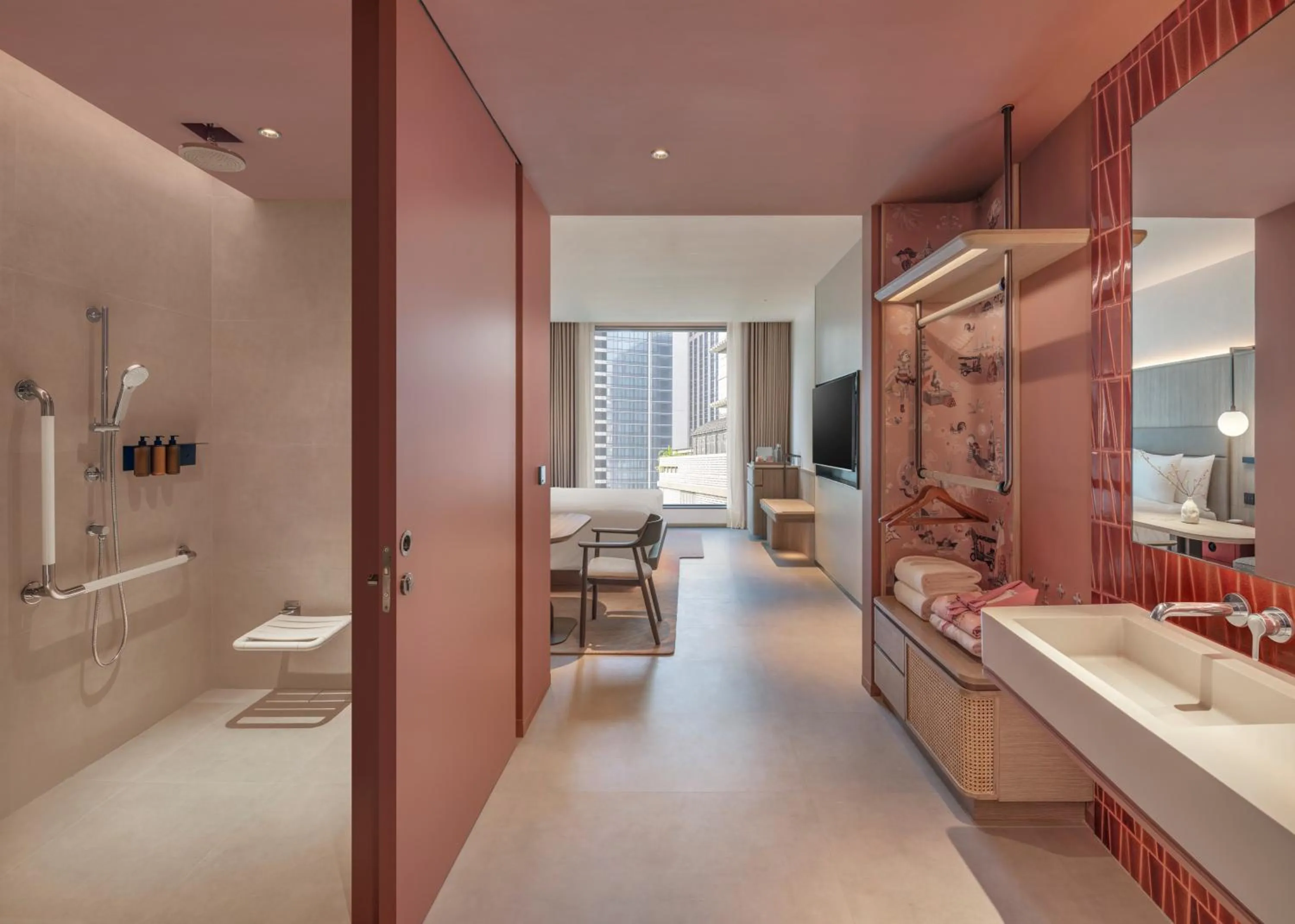 Bathroom in Kromo Bangkok, Curio Collection By Hilton