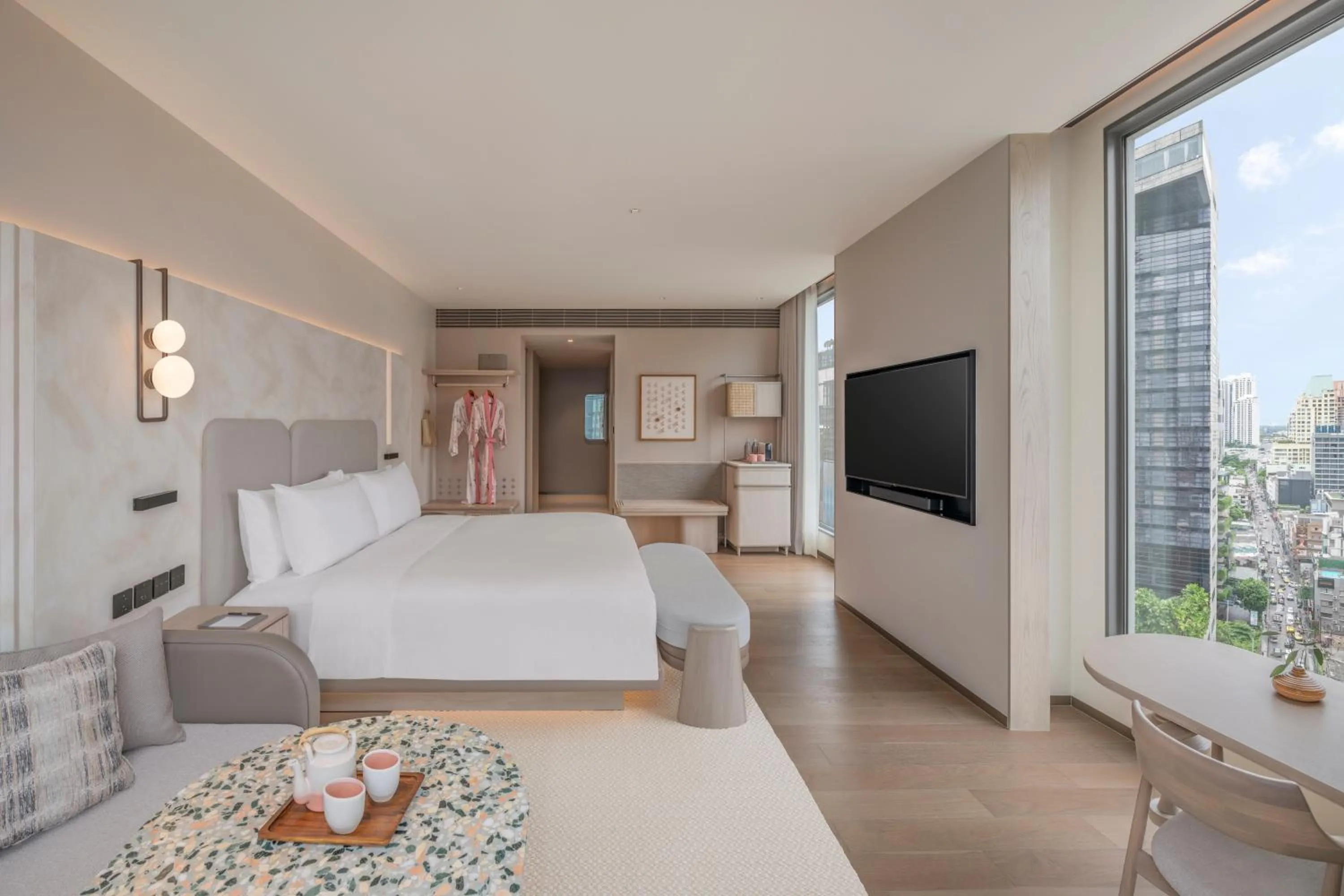 Bedroom, Bed in Kromo Bangkok, Curio Collection By Hilton