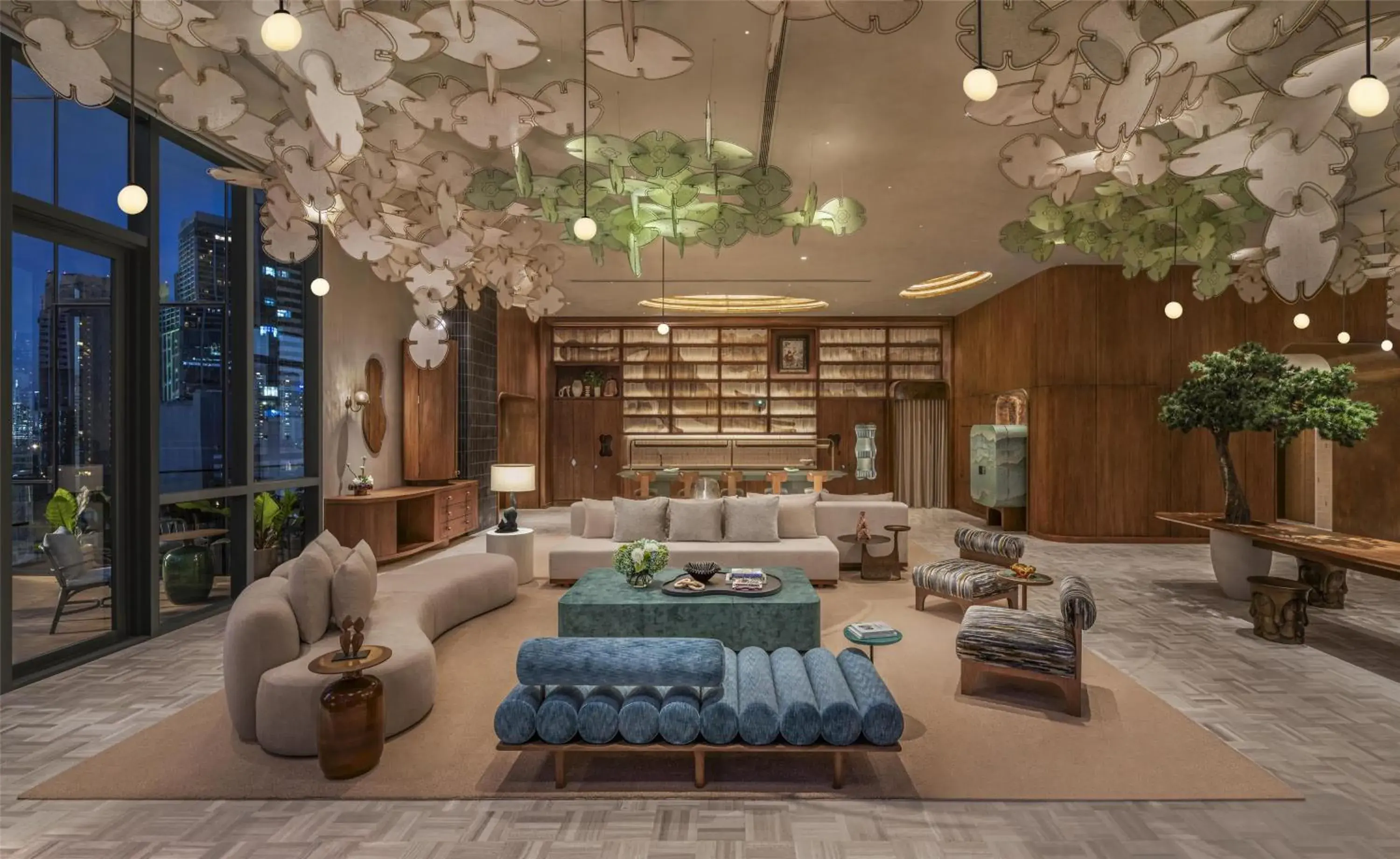 Lobby or reception in Kromo Bangkok, Curio Collection By Hilton Lobby or reception in Kromo Bangkok, Curio Collection By Hilton
