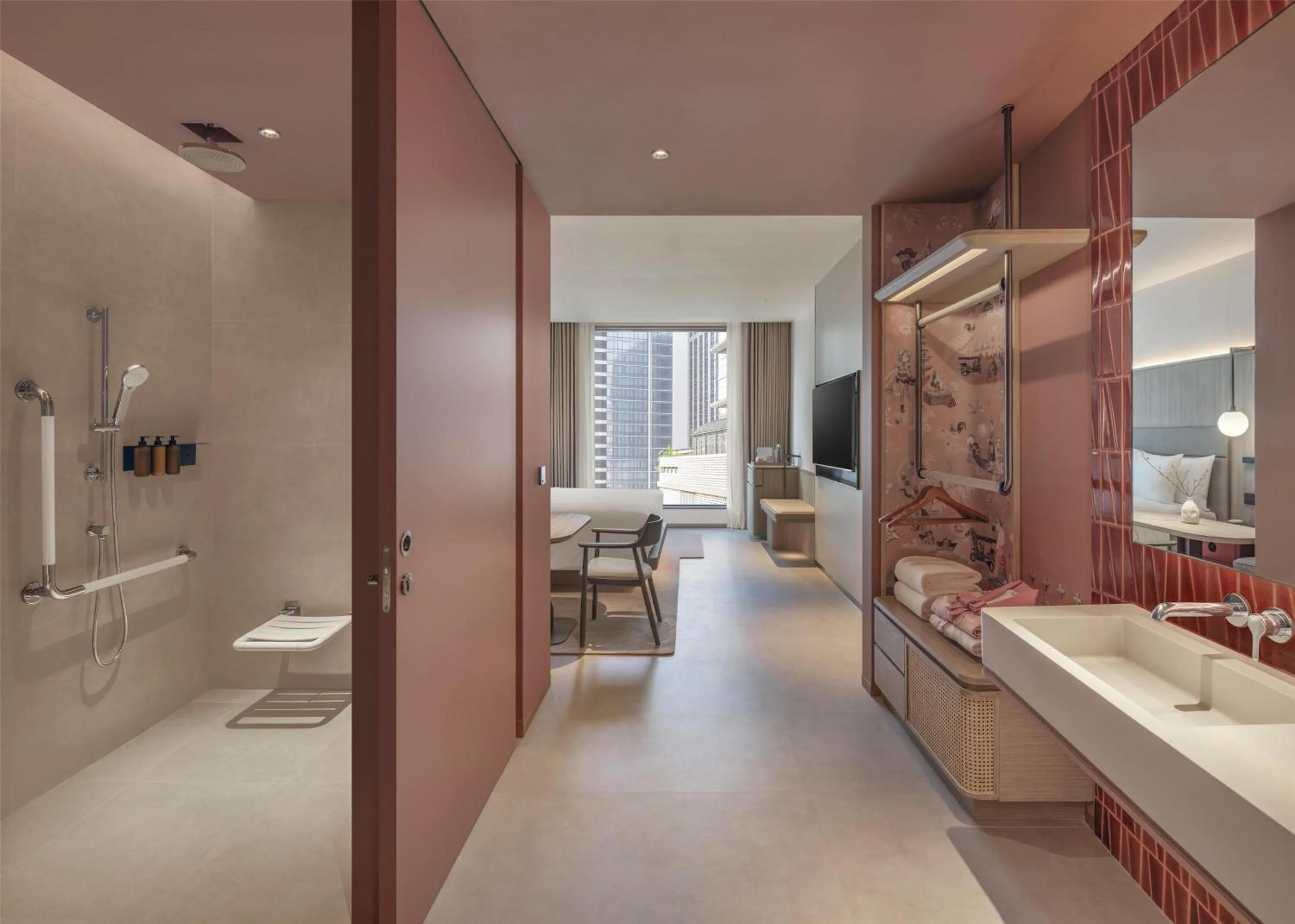 Bathroom in Kromo Bangkok, Curio Collection By Hilton