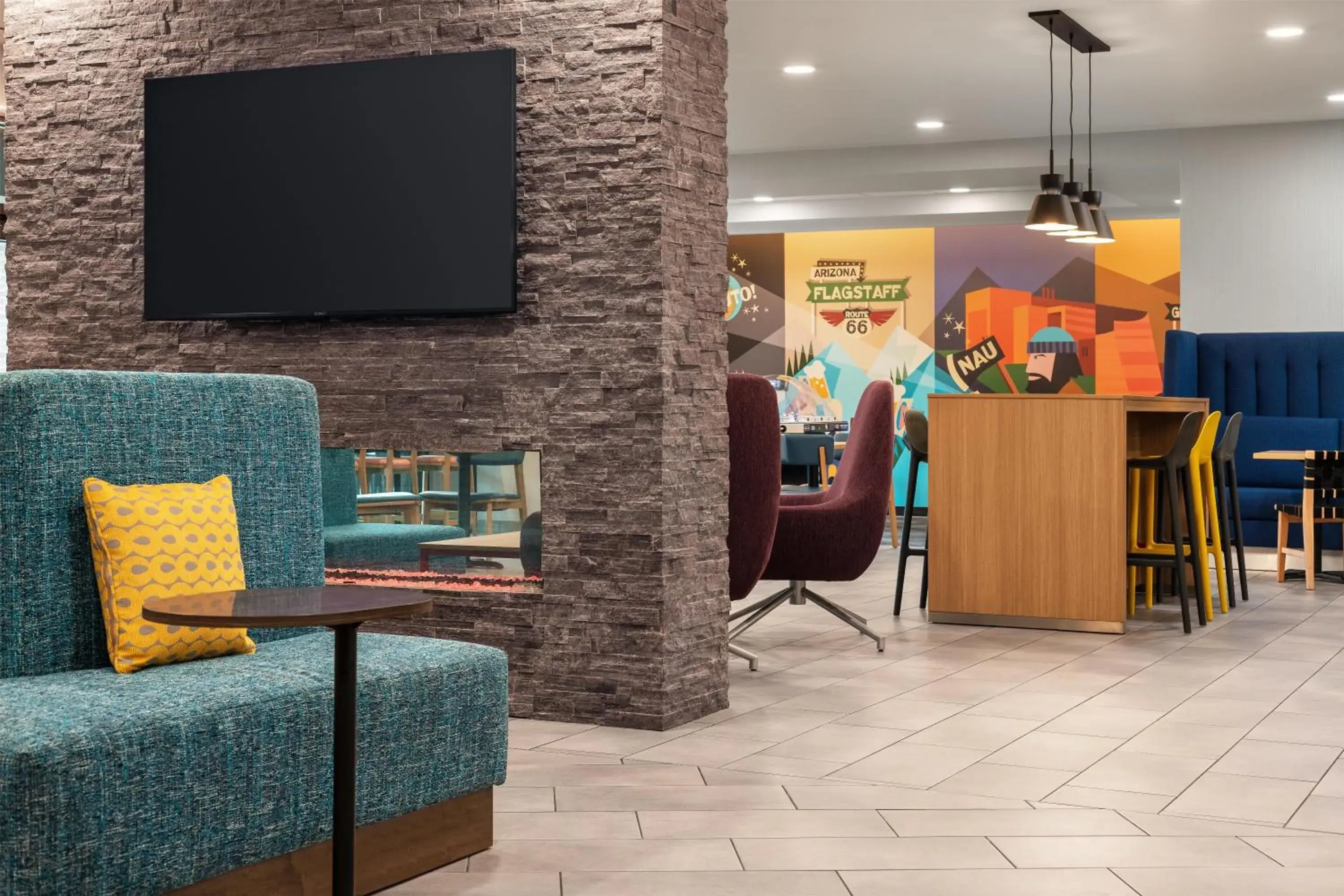 Lobby or reception in Home2 Suites By Hilton Flagstaff Lobby or reception in Home2 Suites By Hilton Flagstaff