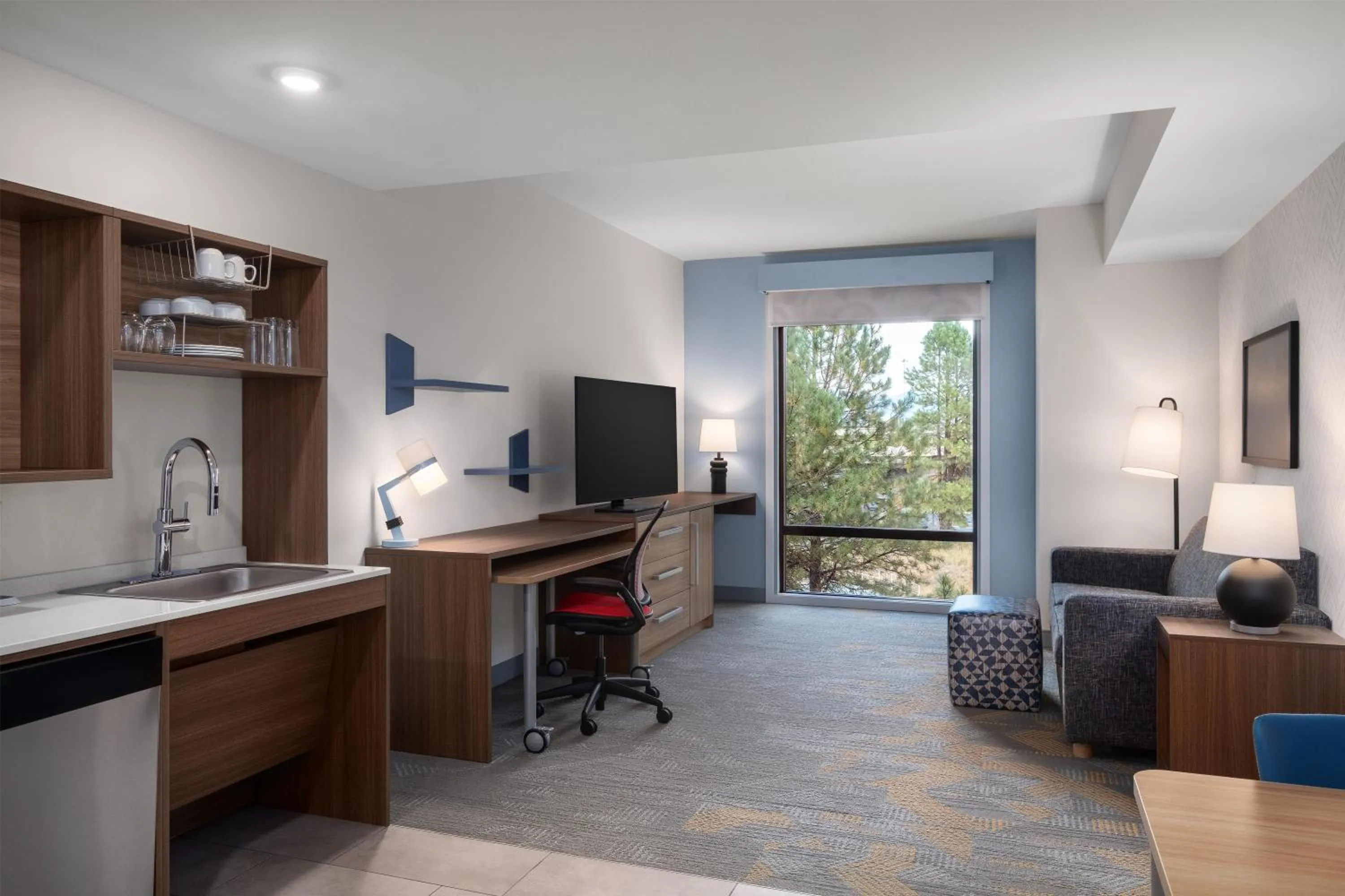 Living room in Home2 Suites By Hilton Flagstaff