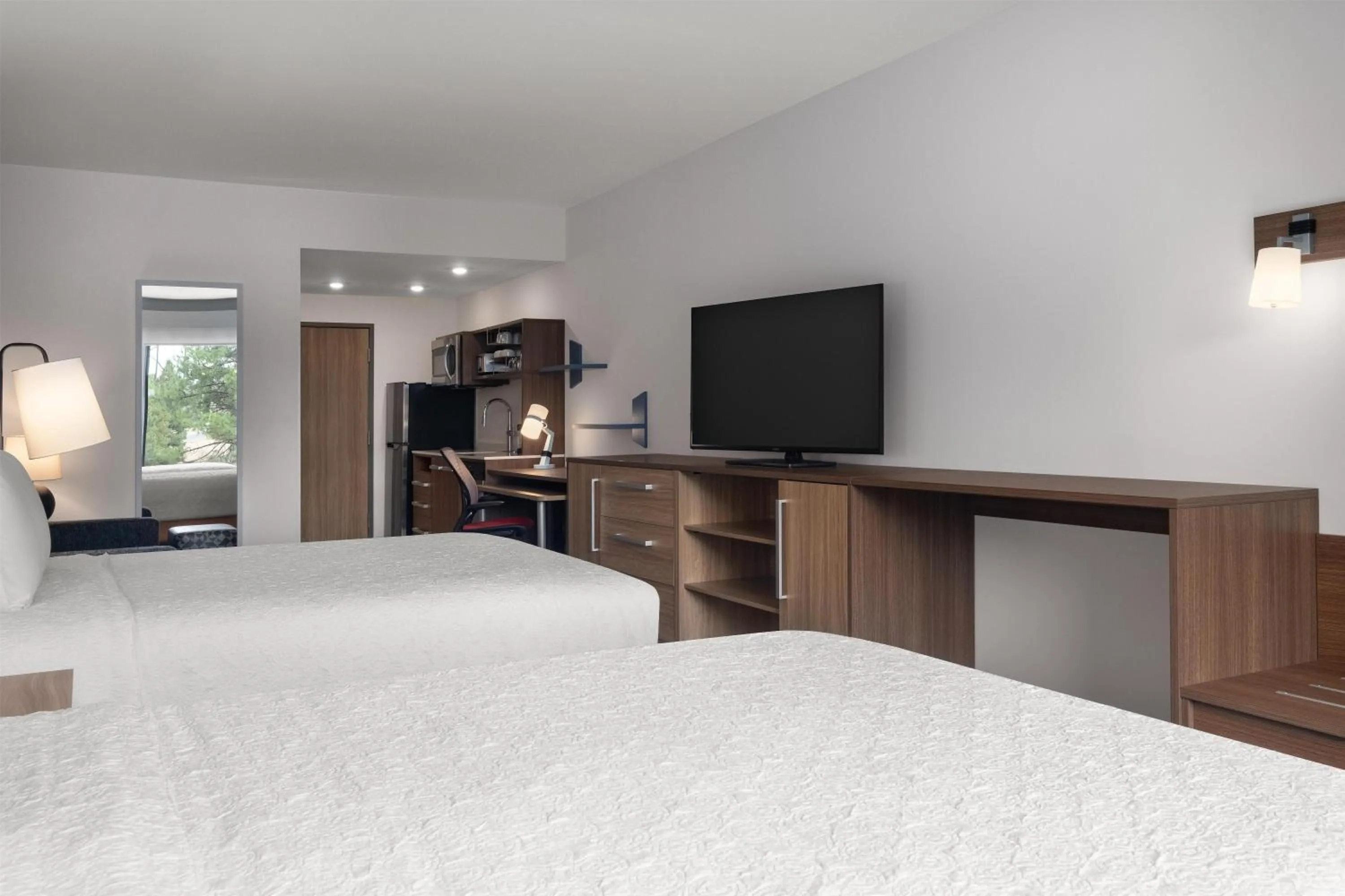 Bed in Home2 Suites By Hilton Flagstaff