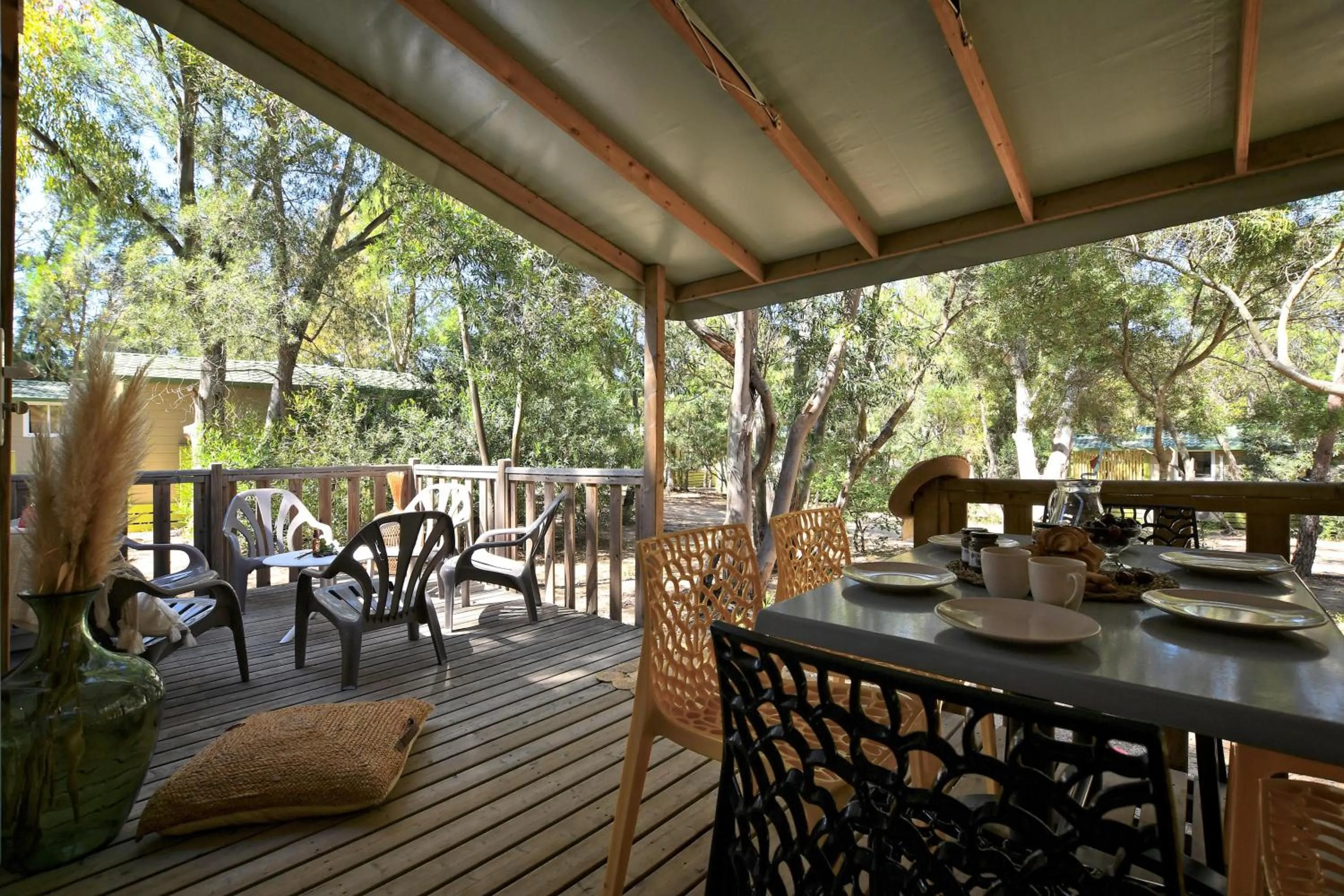 Patio in Camping Bella Vista