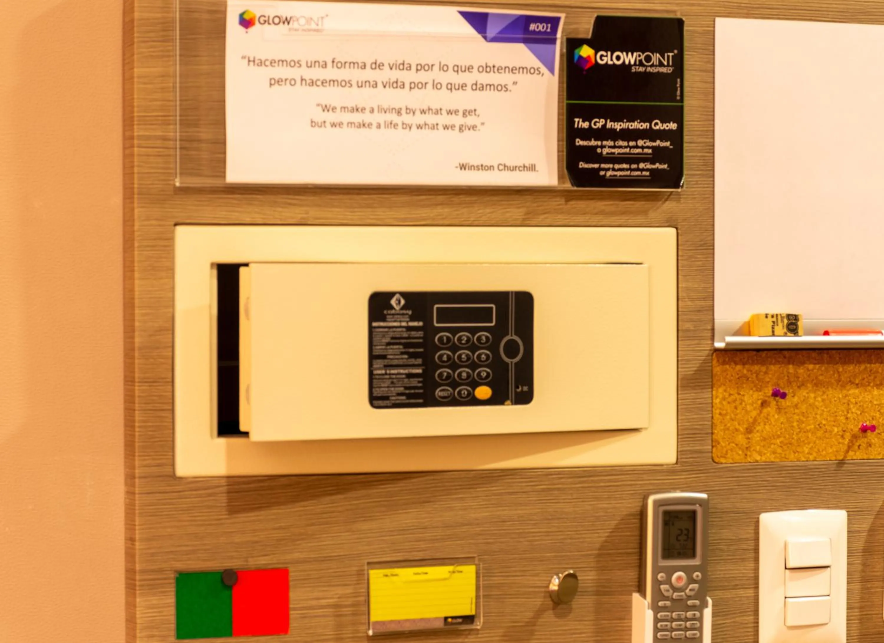 Decorative detail in Hotel Glow Point - Mulza