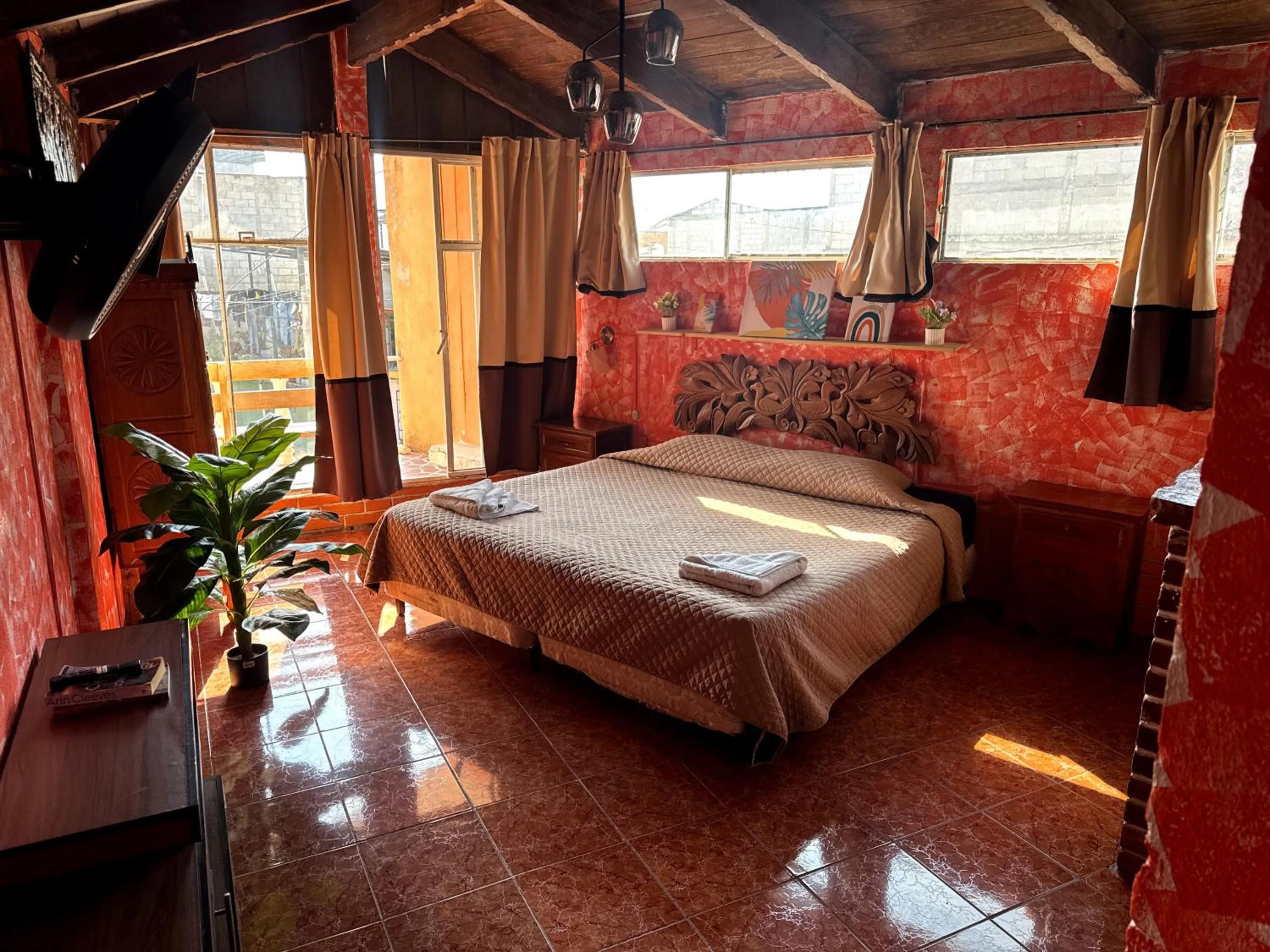 Bed in Hotel Hanna Resort