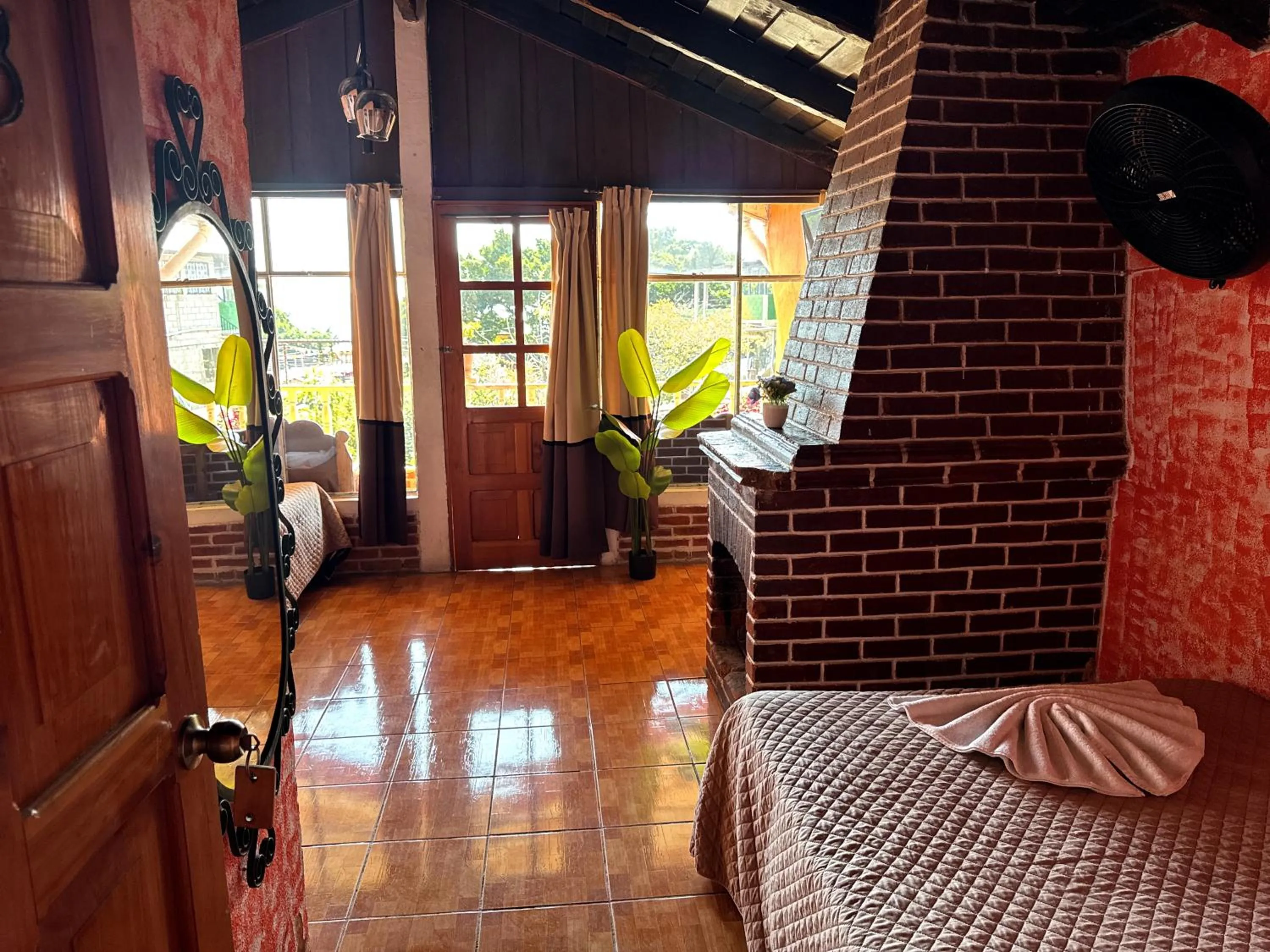 Bed in Hotel Hanna Resort