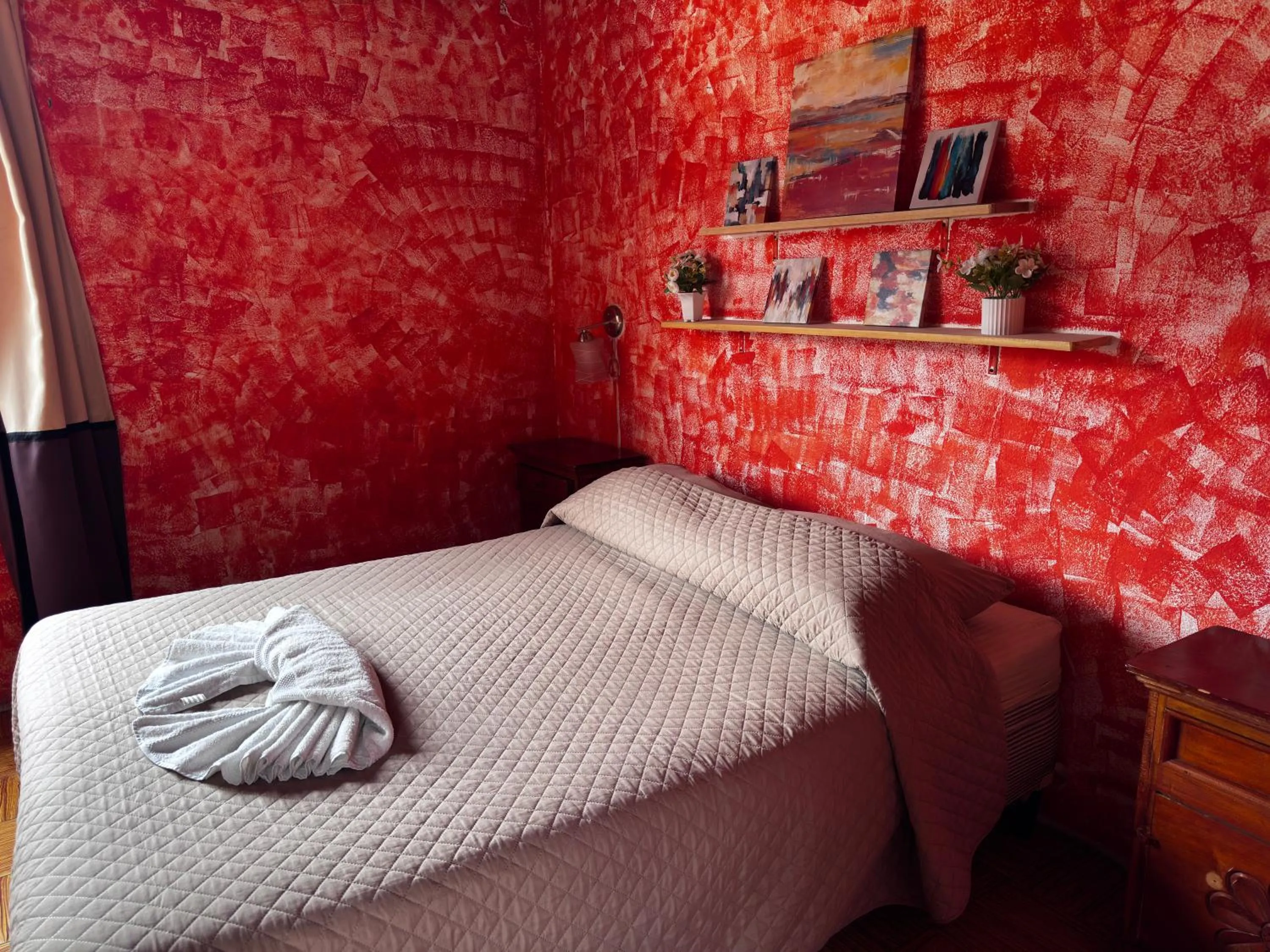 Bed in Hotel Hanna Resort