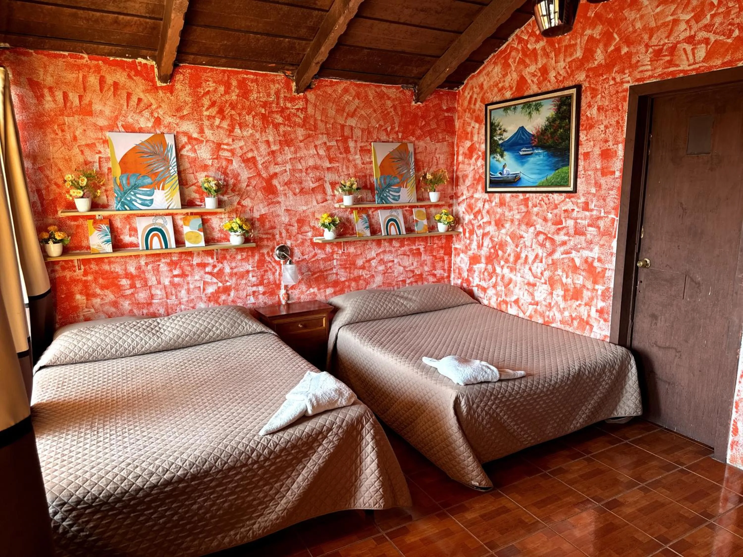 Bed in Hotel Hanna Resort