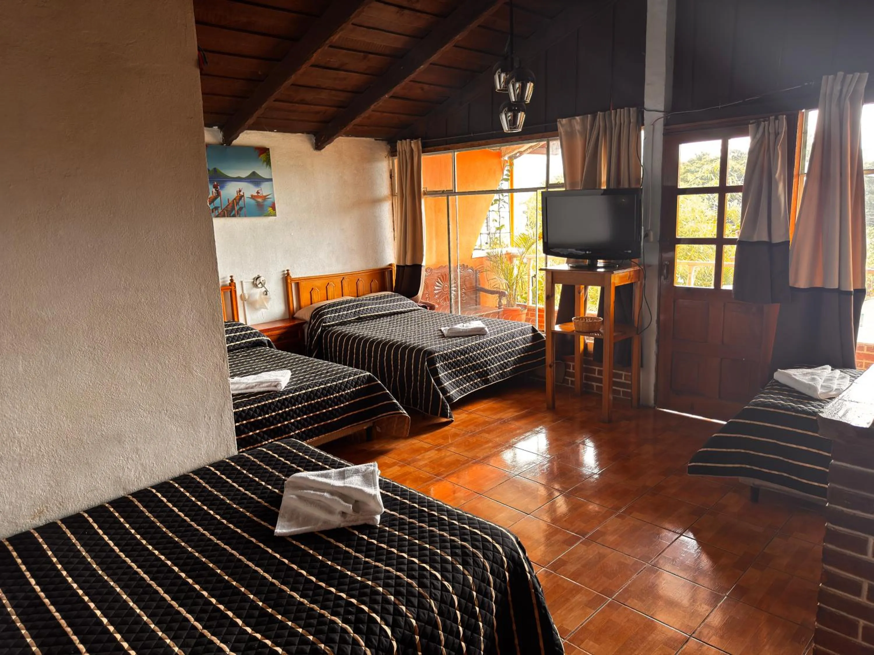 Bed in Hotel Hanna Resort