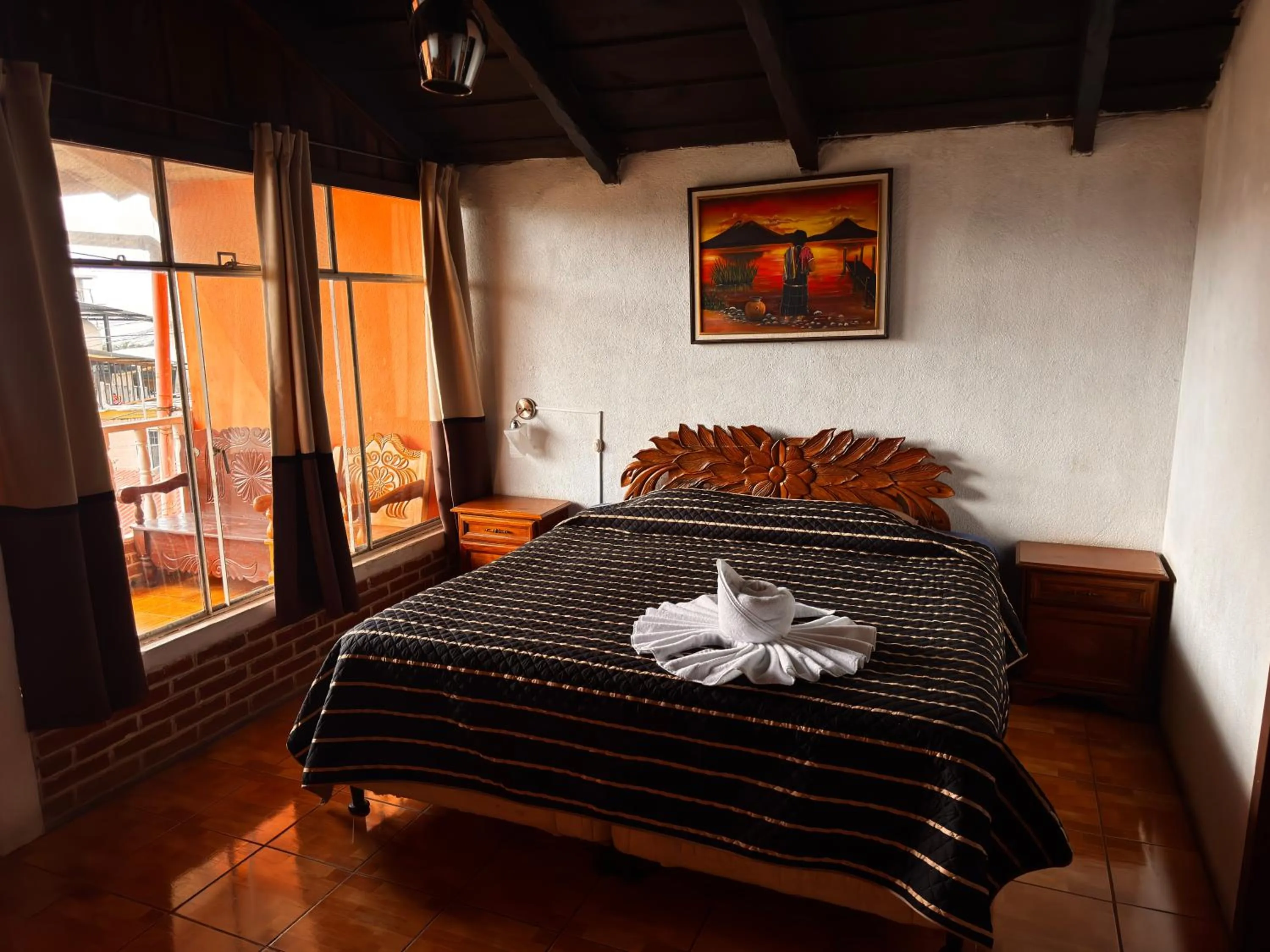 Bed in Hotel Hanna Resort