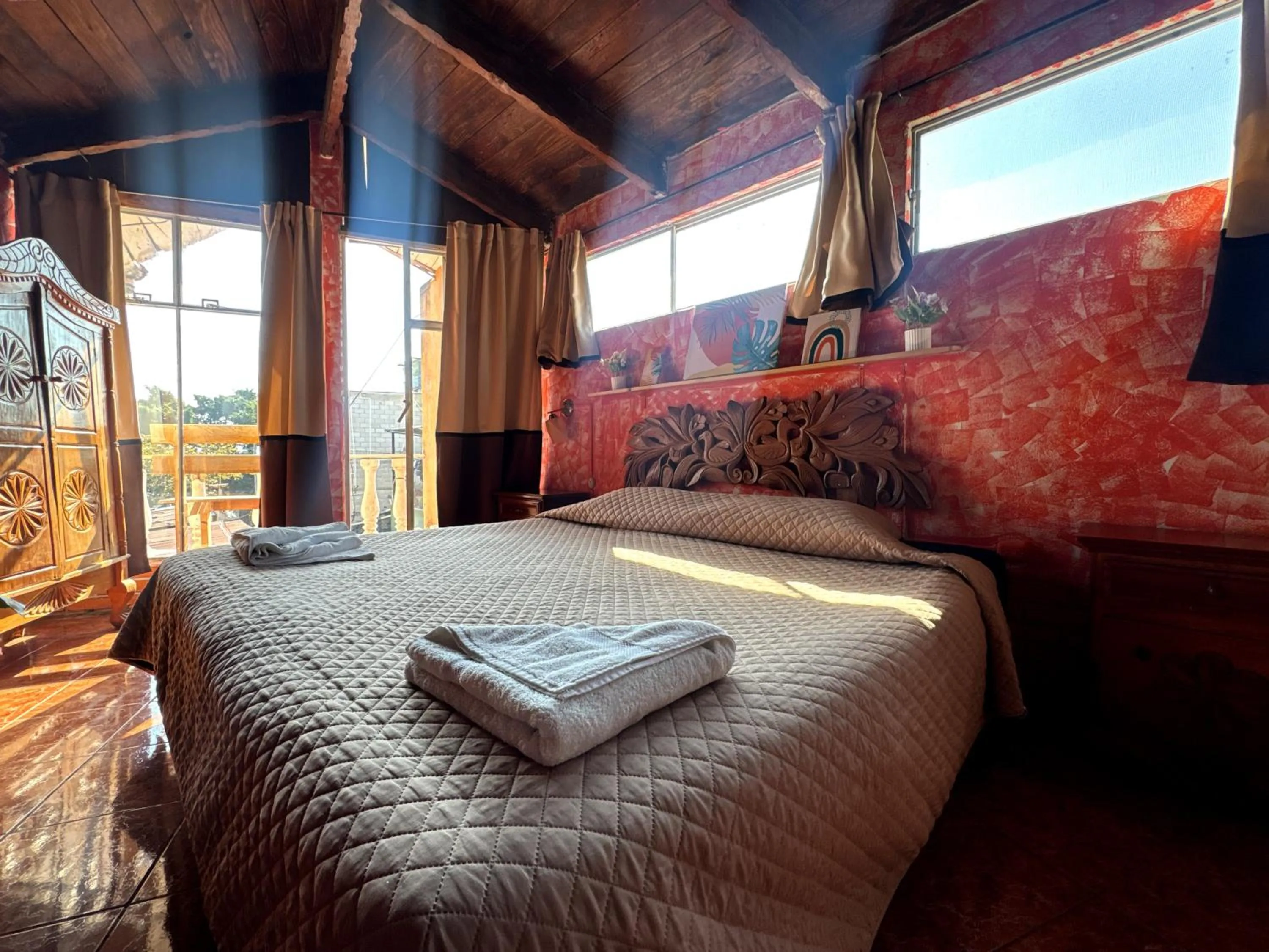 Bed in Hotel Hanna Resort