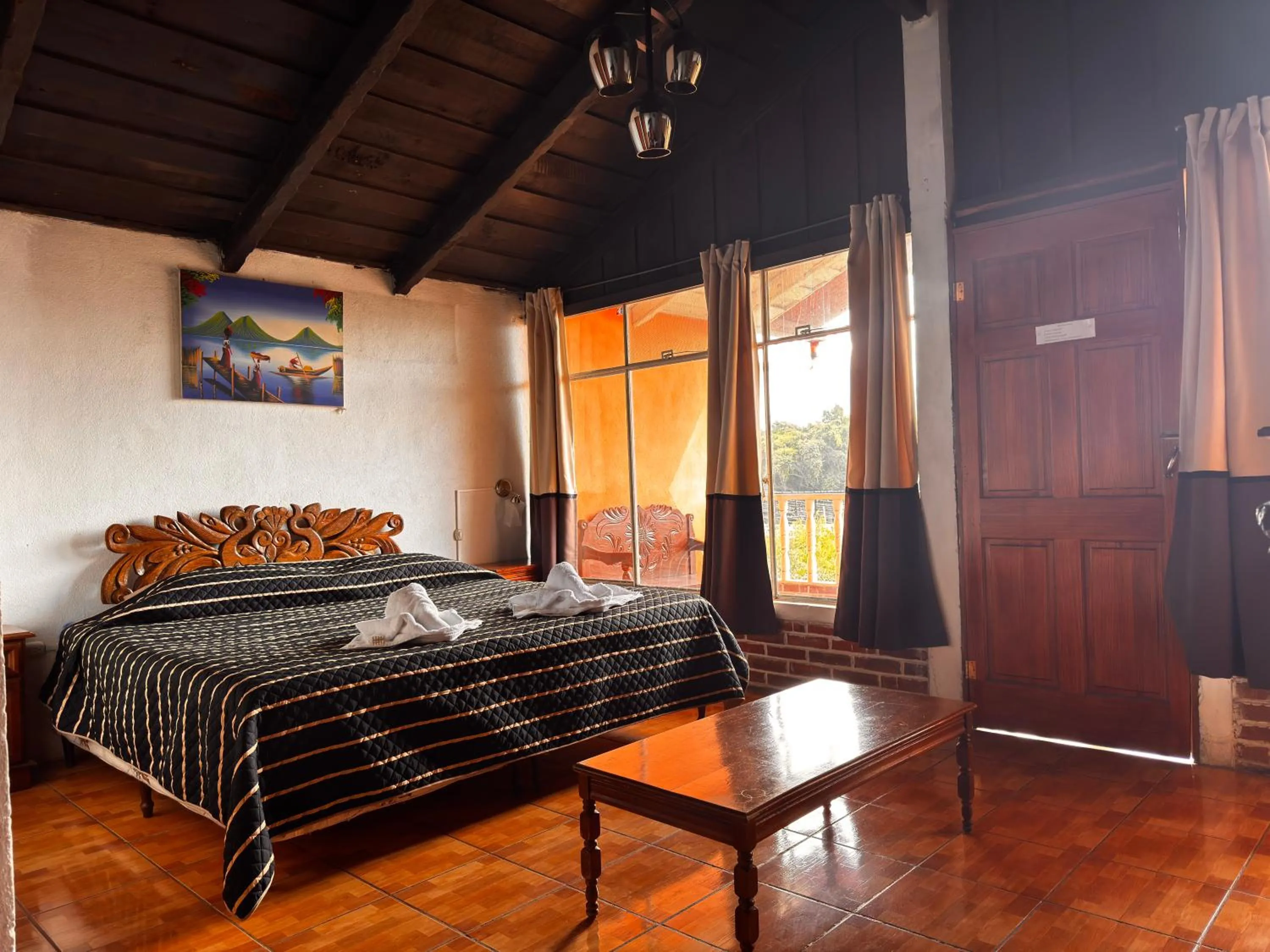 Bed in Hotel Hanna Resort