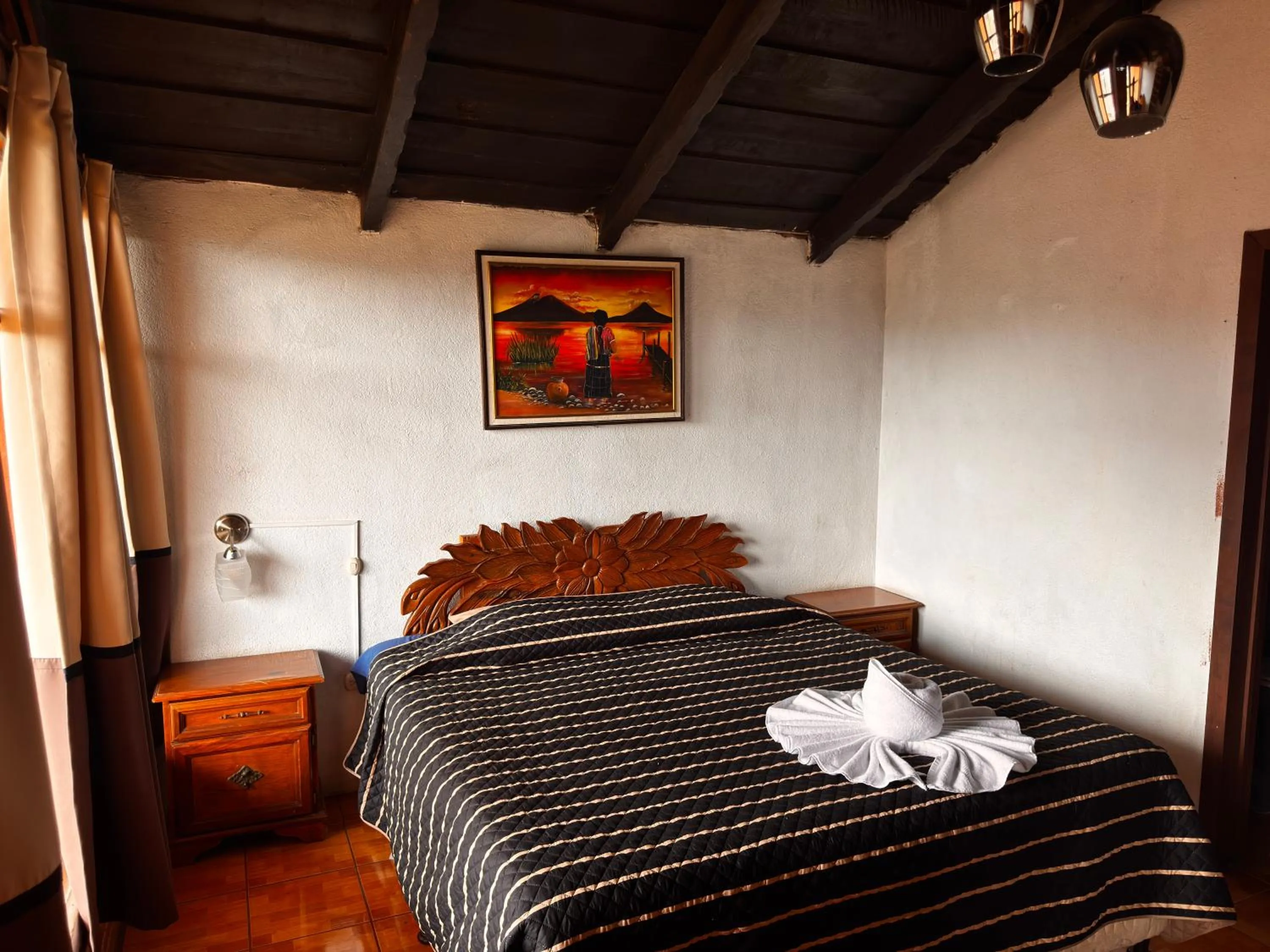 Bed in Hotel Hanna Resort