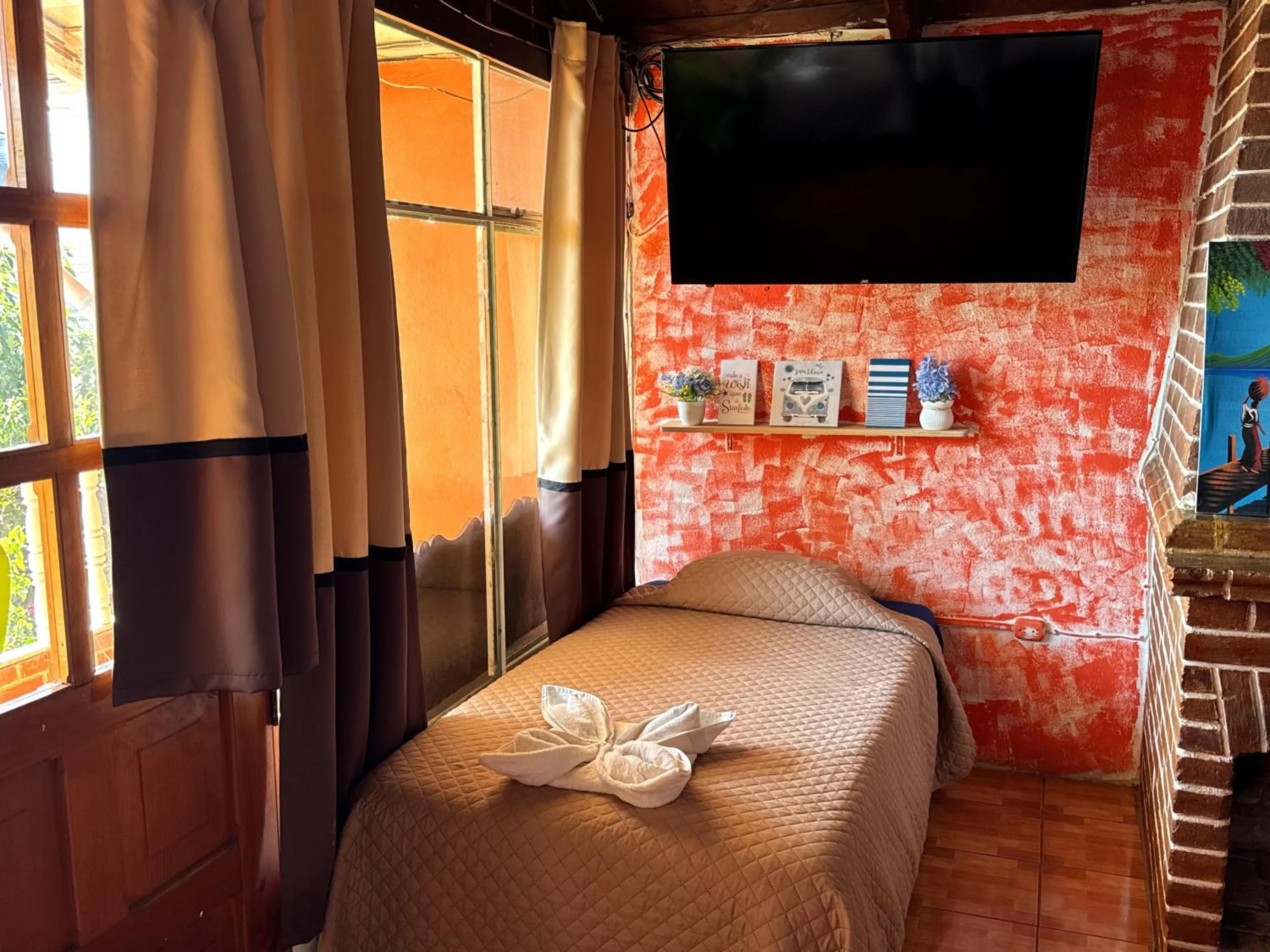 Bed in Hotel Hanna Resort