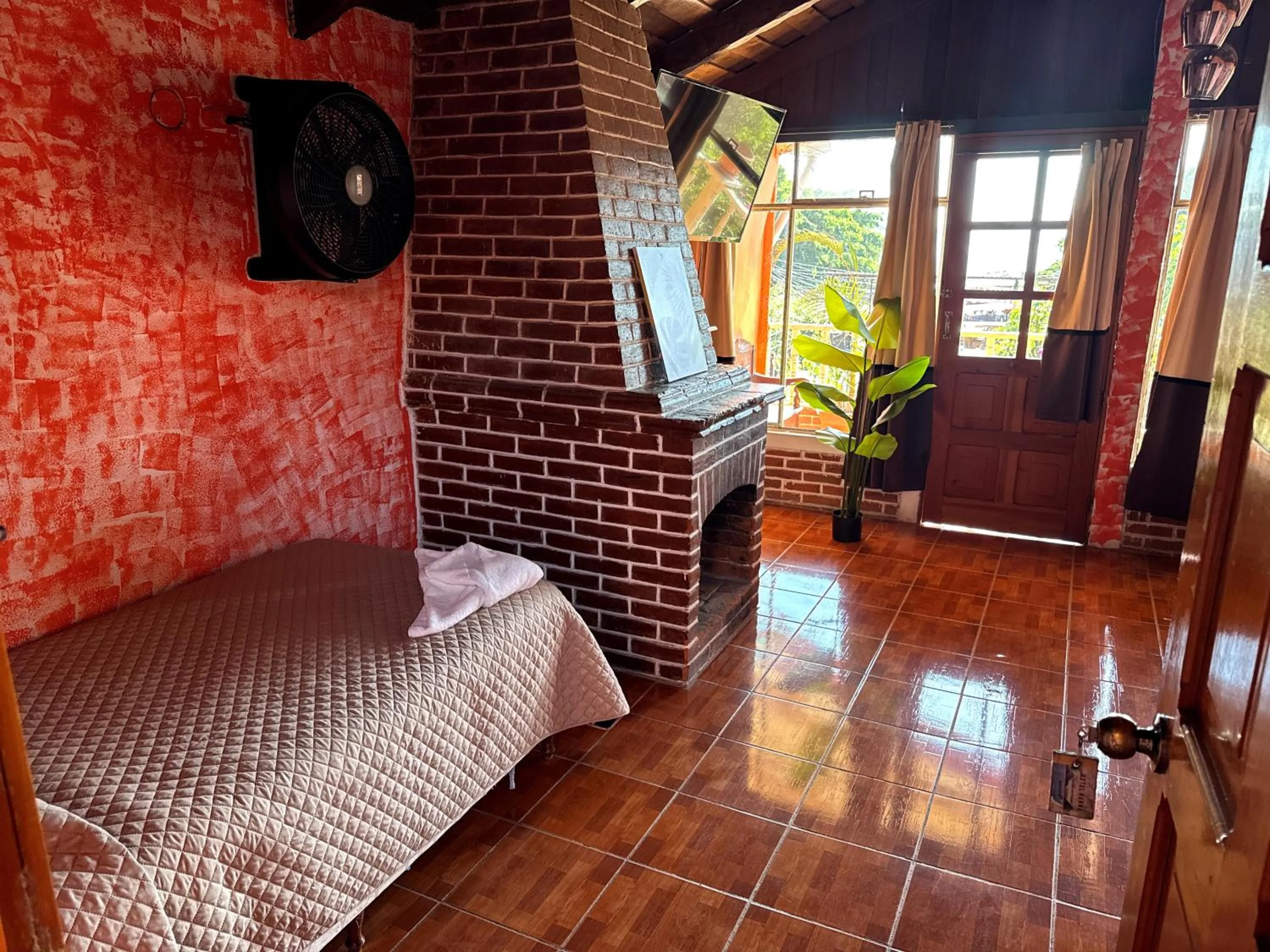 Bed in Hotel Hanna Resort