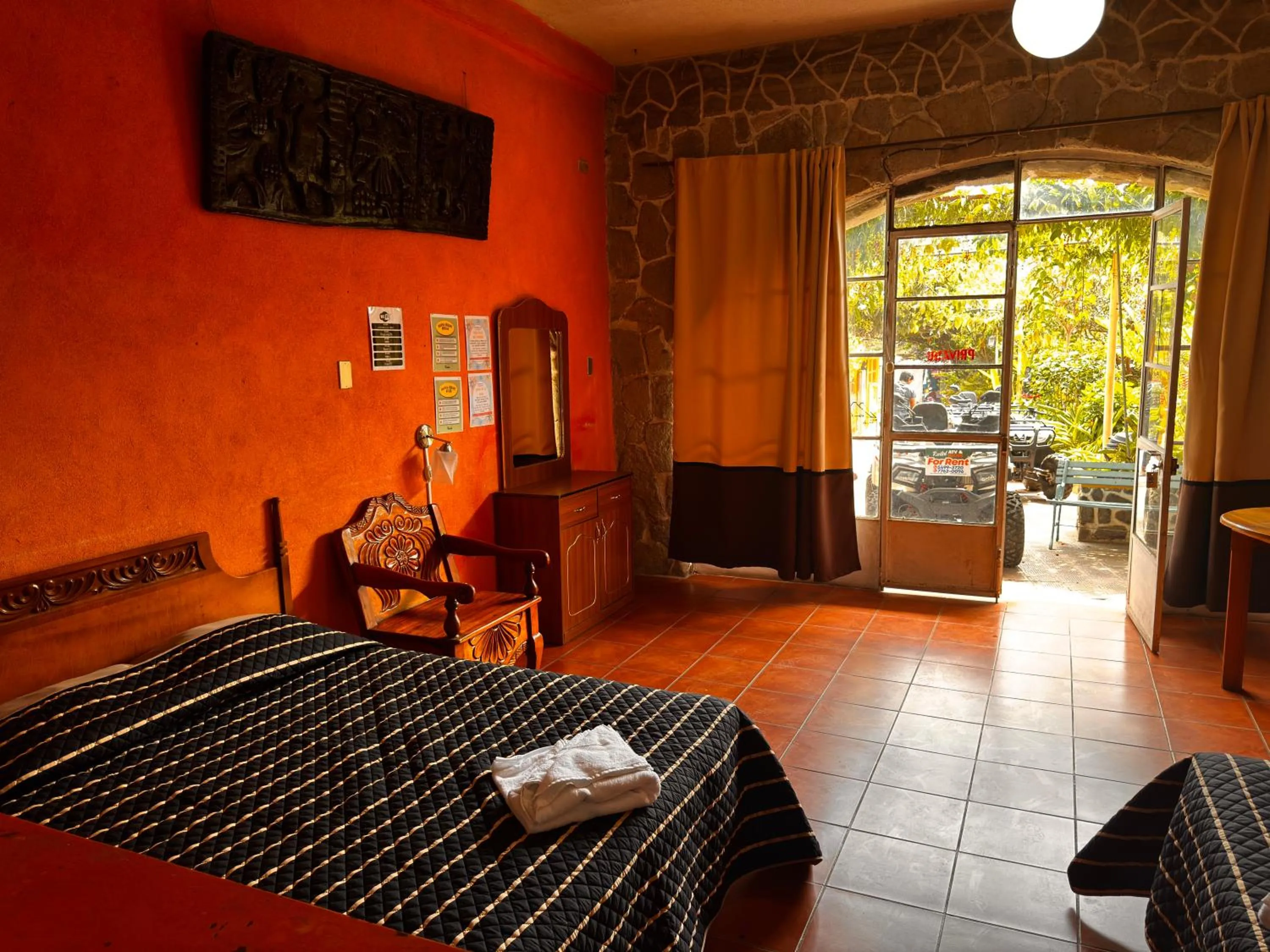 Bed in Hotel Hanna Resort