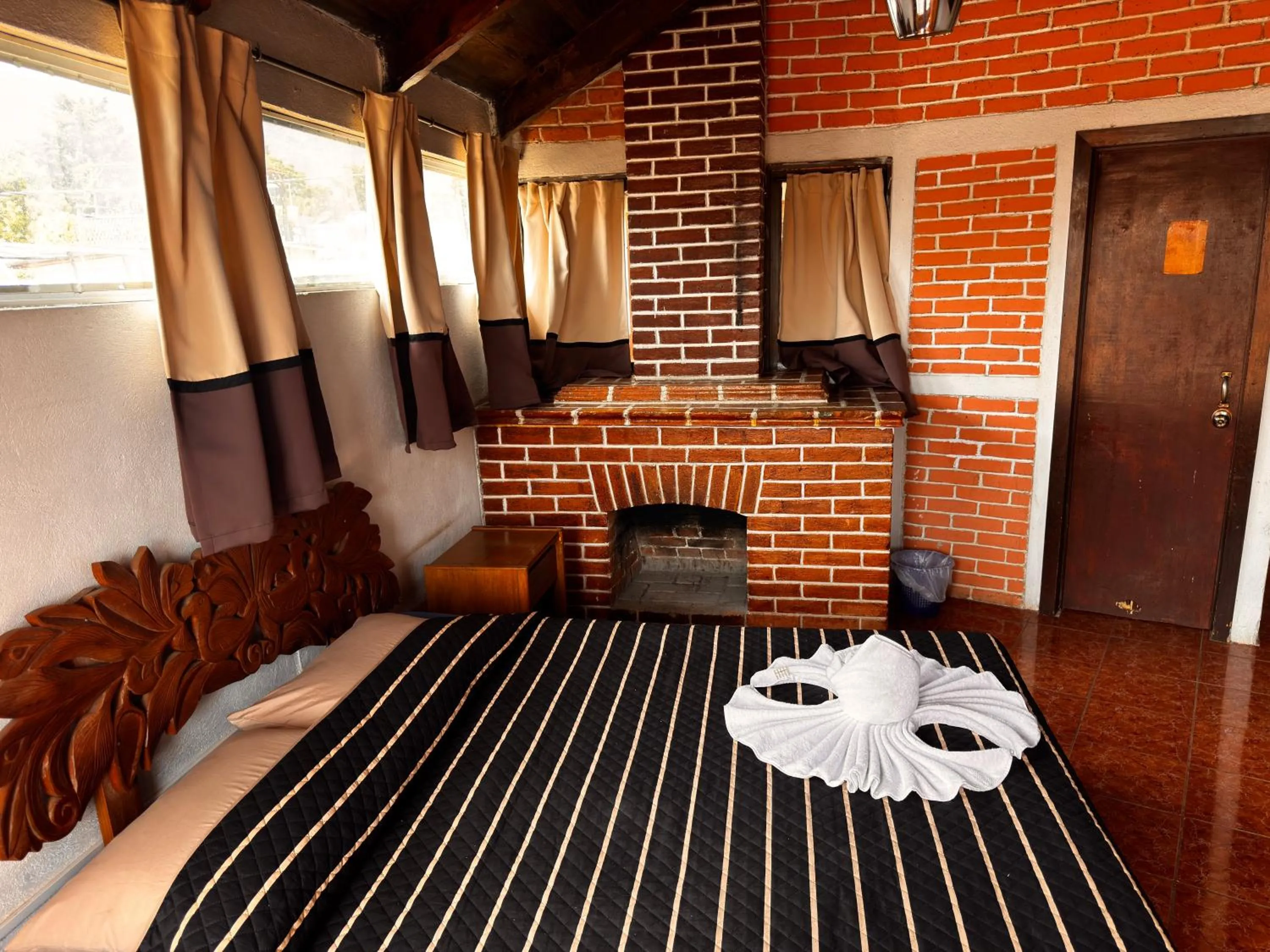 Bed in Hotel Hanna Resort