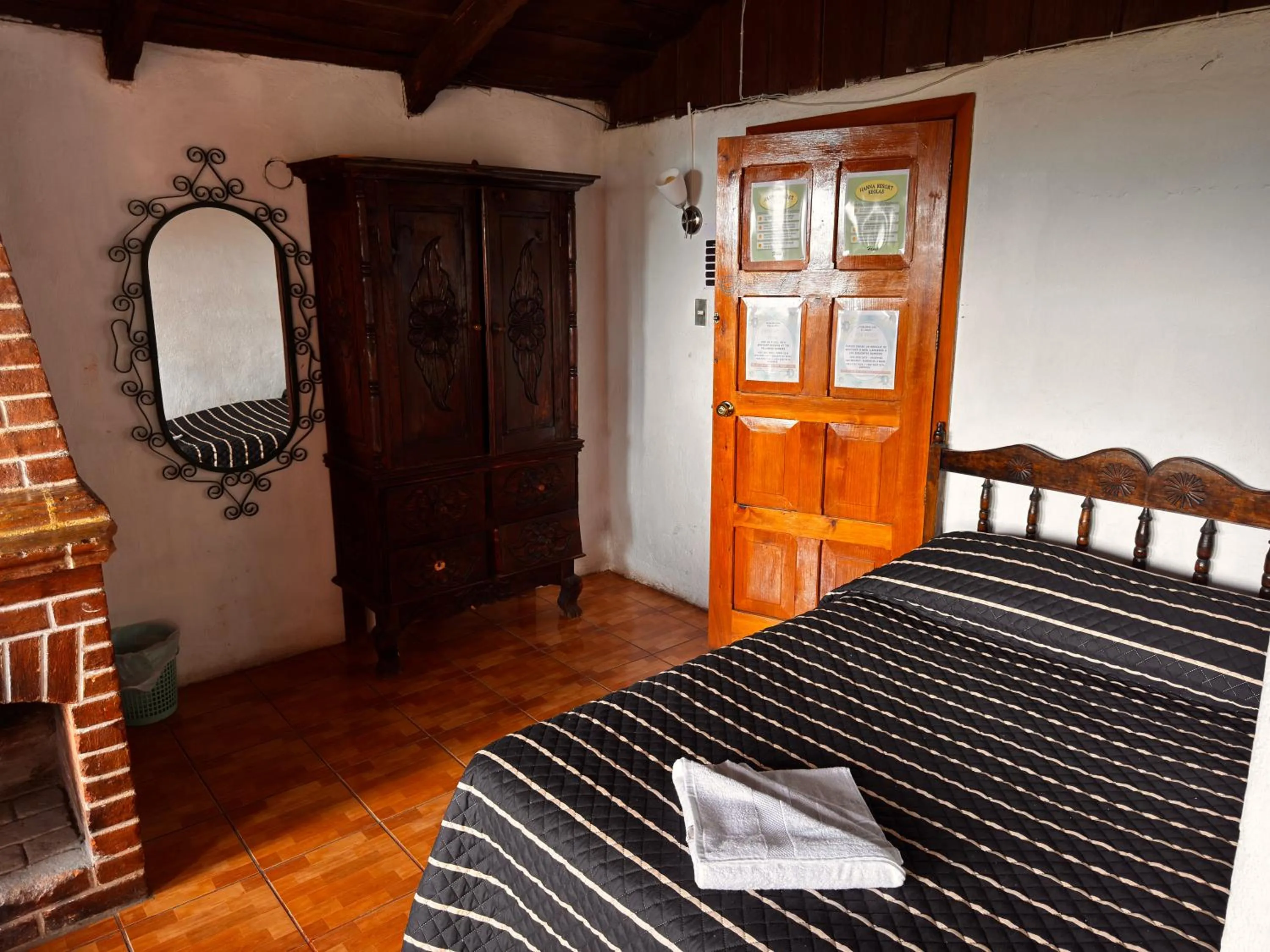 Bed in Hotel Hanna Resort