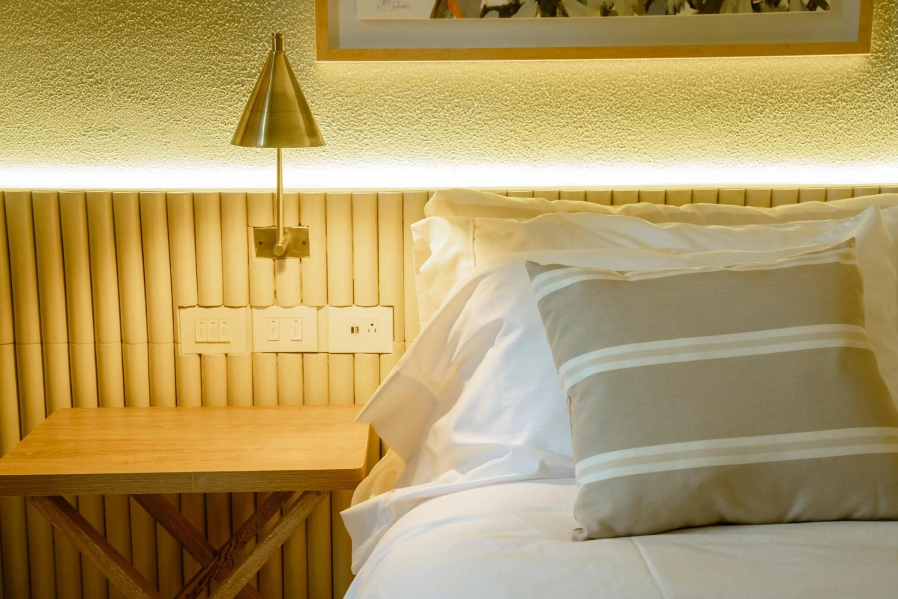 Bed in Terrazas Hotel Boutique