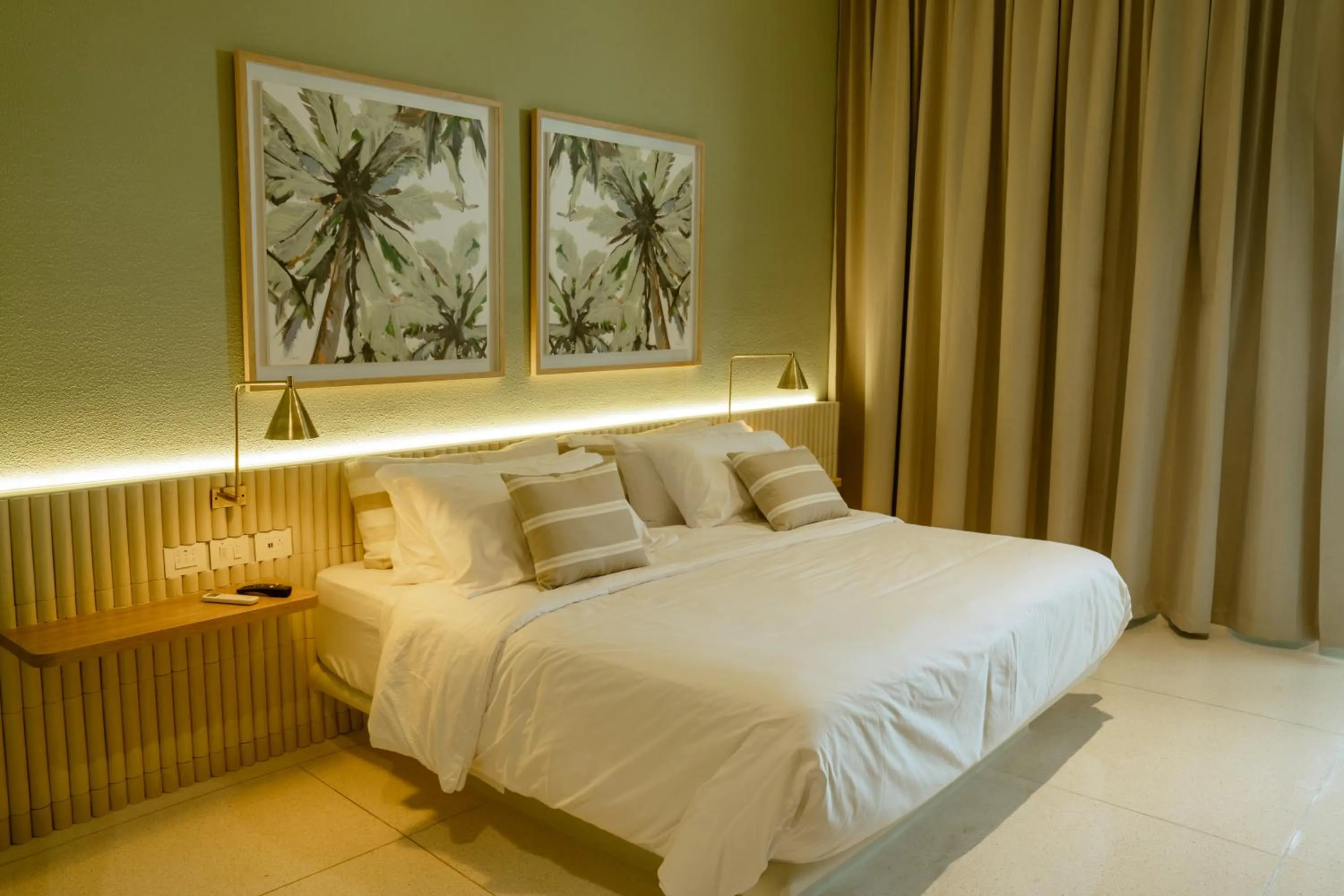 Bed in Terrazas Hotel Boutique