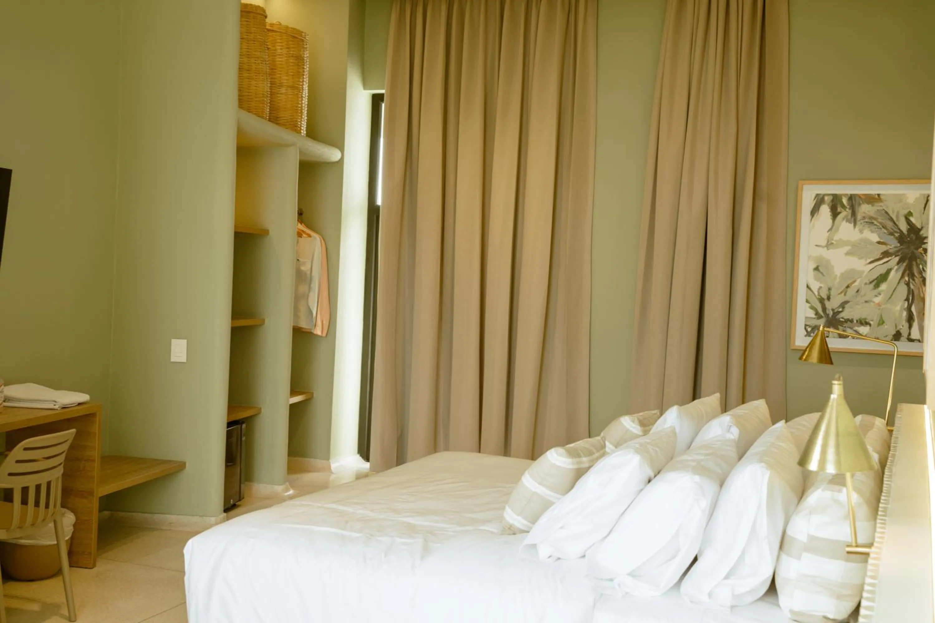 Bed in Terrazas Hotel Boutique