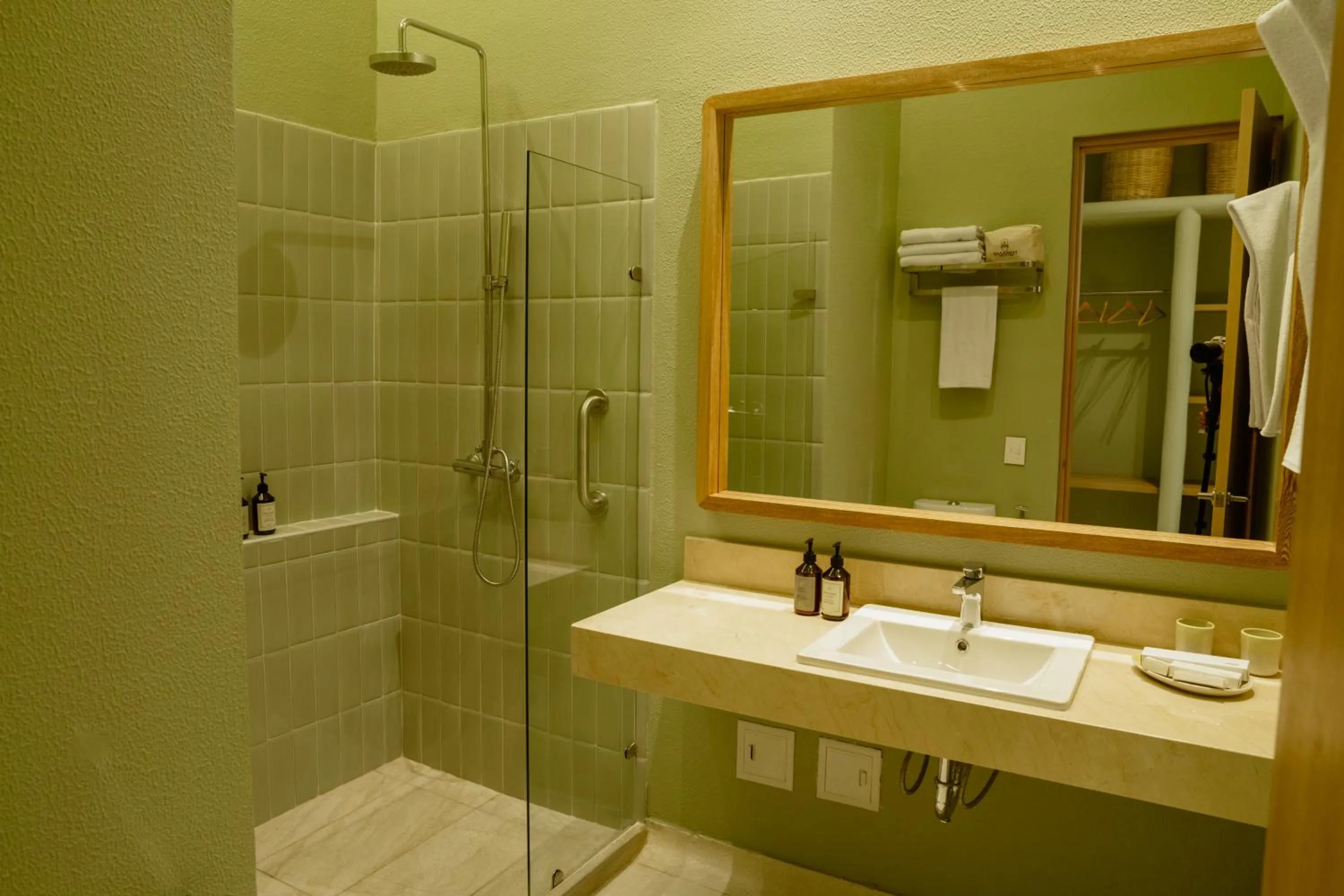 Shower in Terrazas Hotel Boutique