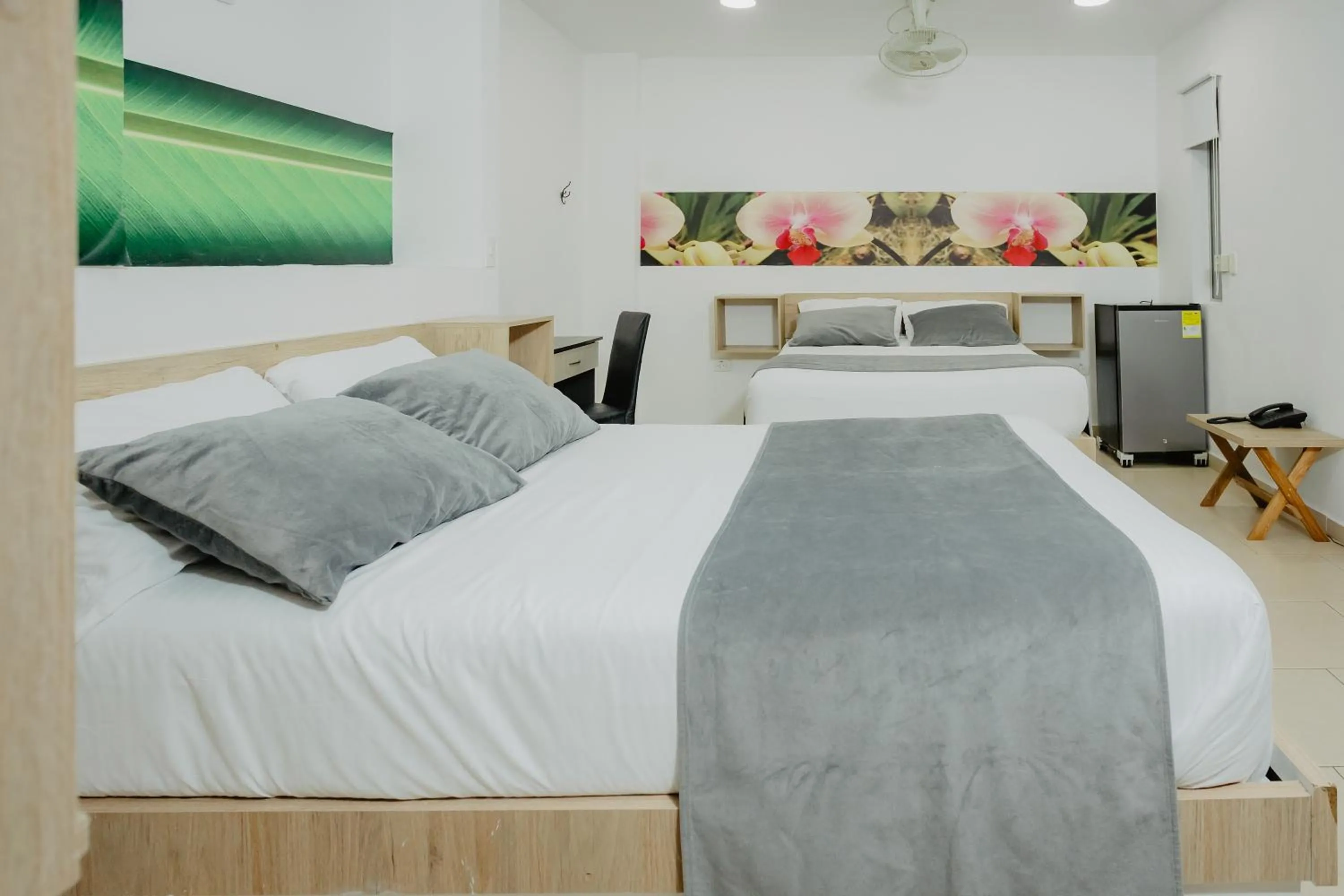 Bed in Hotel Plataneras Plaza