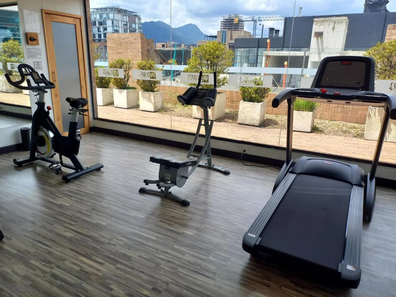 Fitness centre/facilities in Hotel Espacio 94