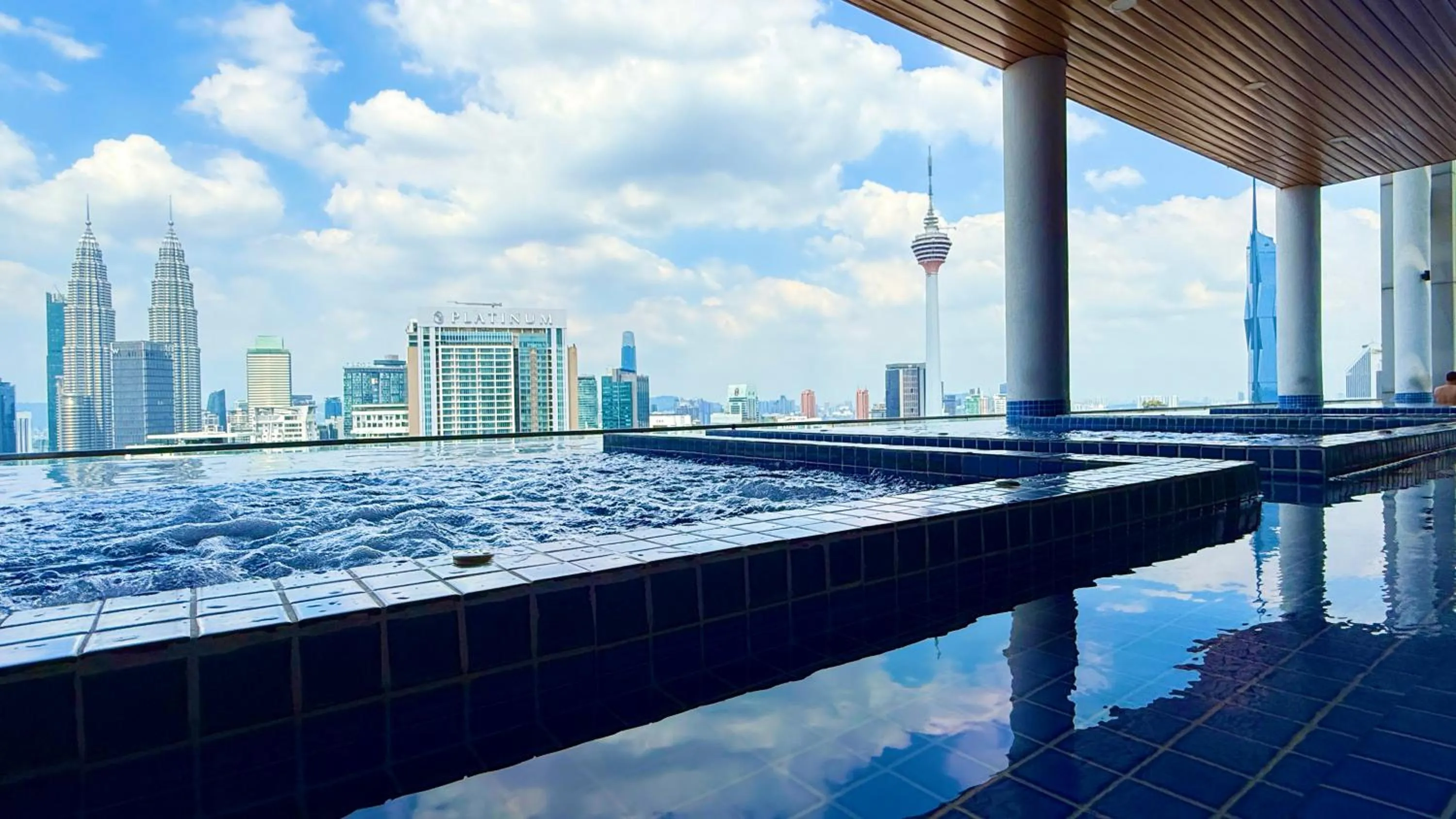 Pool view in The Colony By Infinitum Flixses