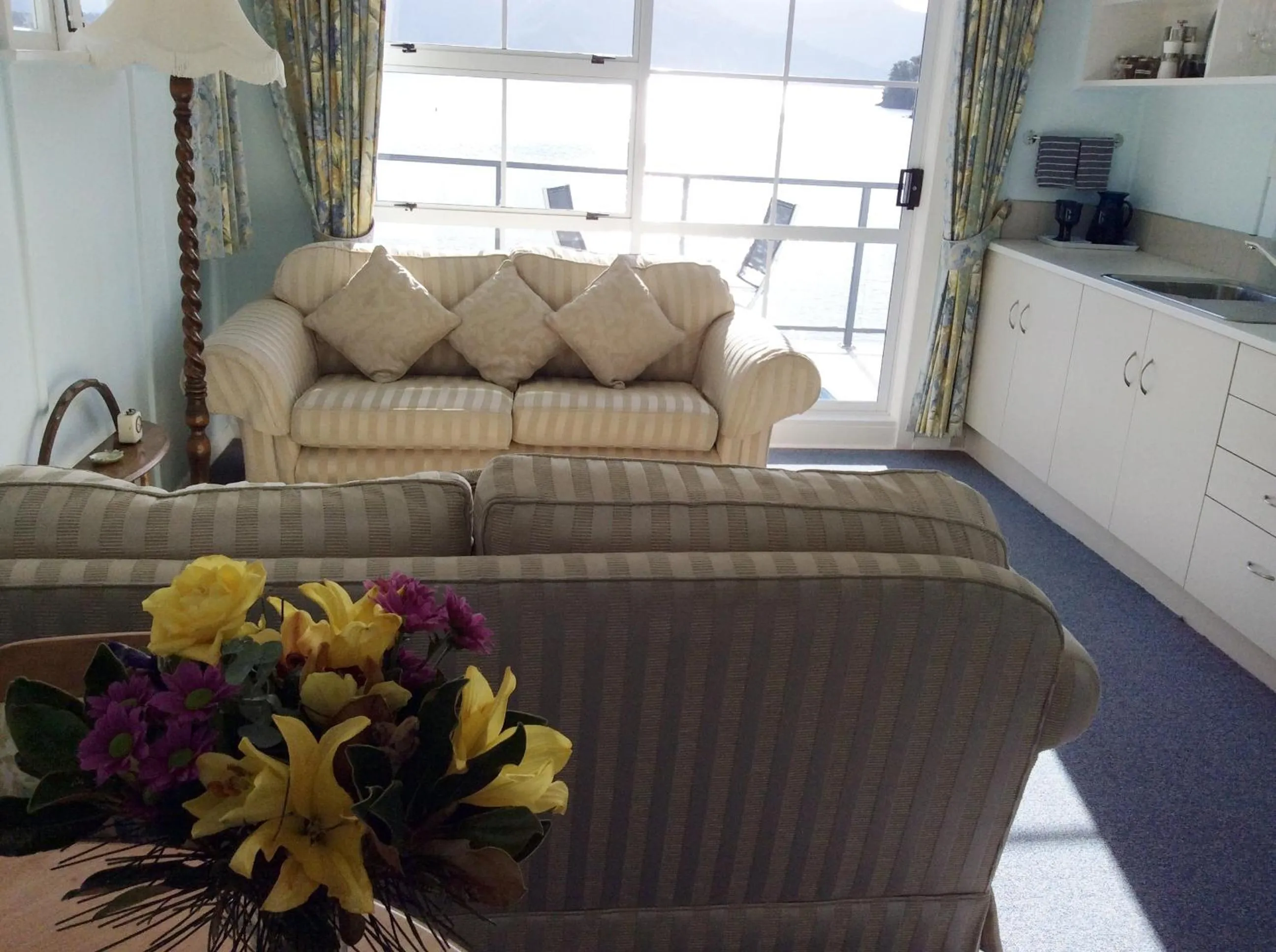Living room in Te Mahia Bay Resort