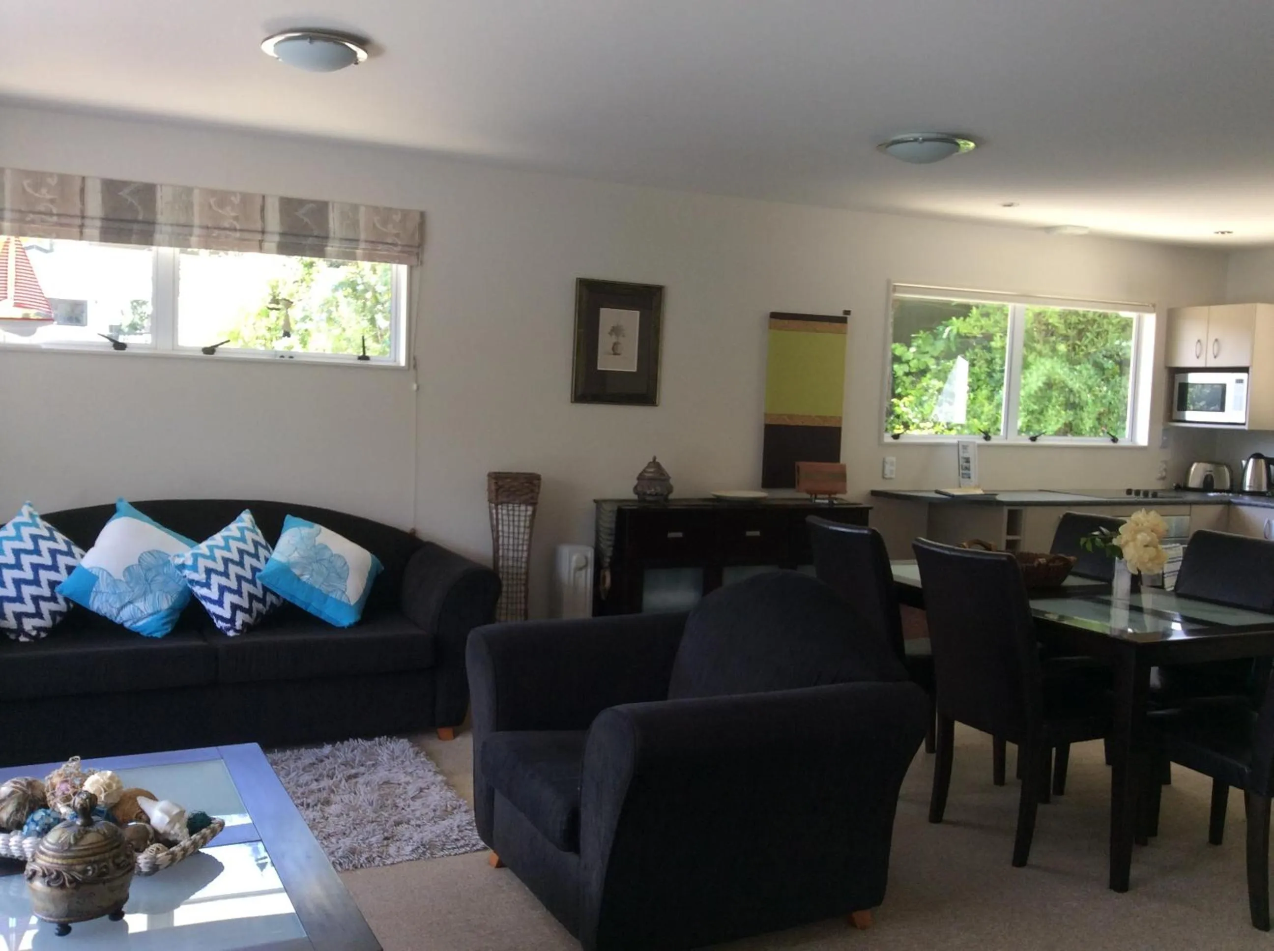 Dining area in Te Mahia Bay Resort