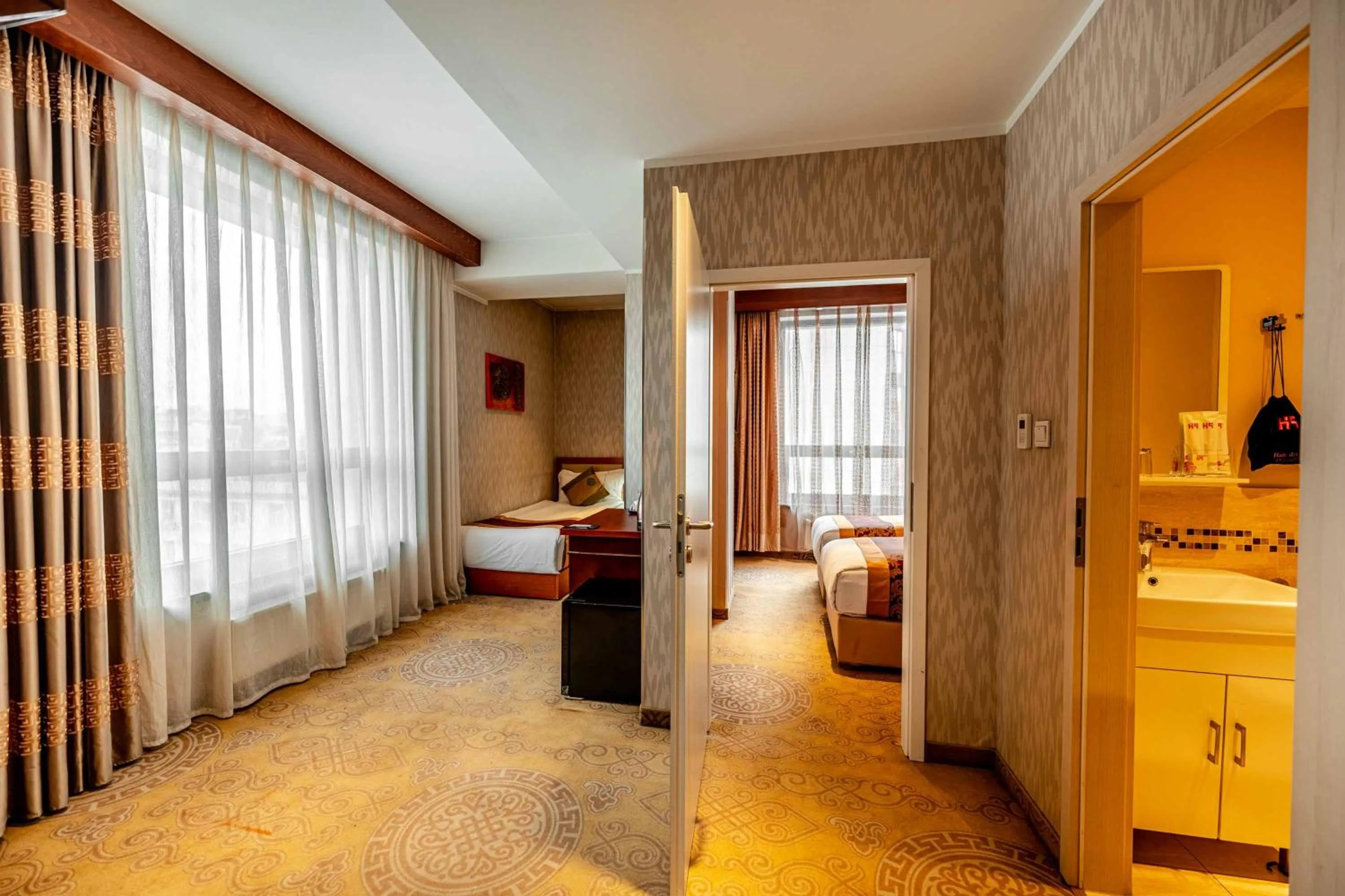 Photo of the whole room, Bed in H9 Hotel Nine Ulaanbaatar