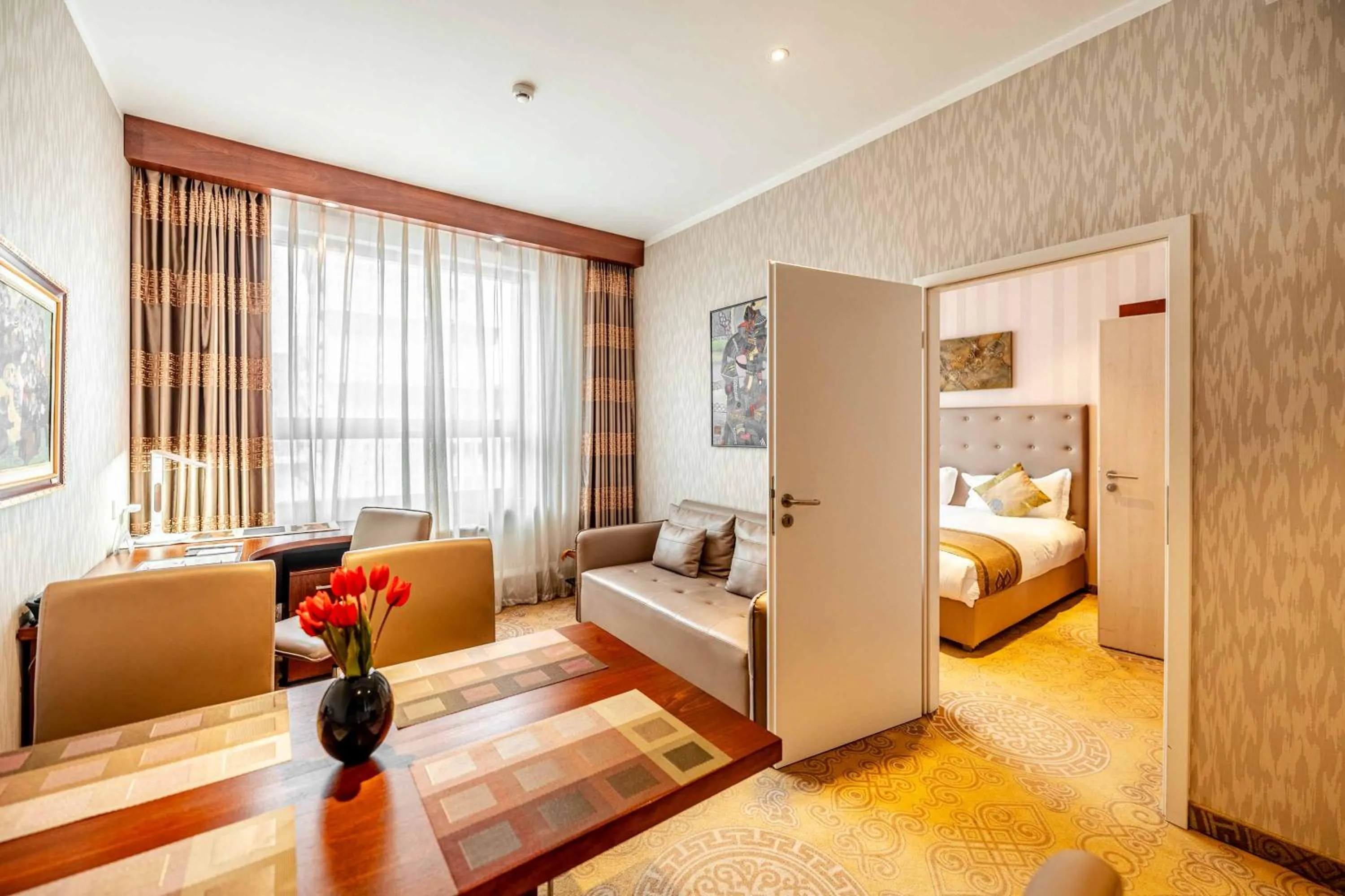 Bed in H9 Hotel Nine Ulaanbaatar