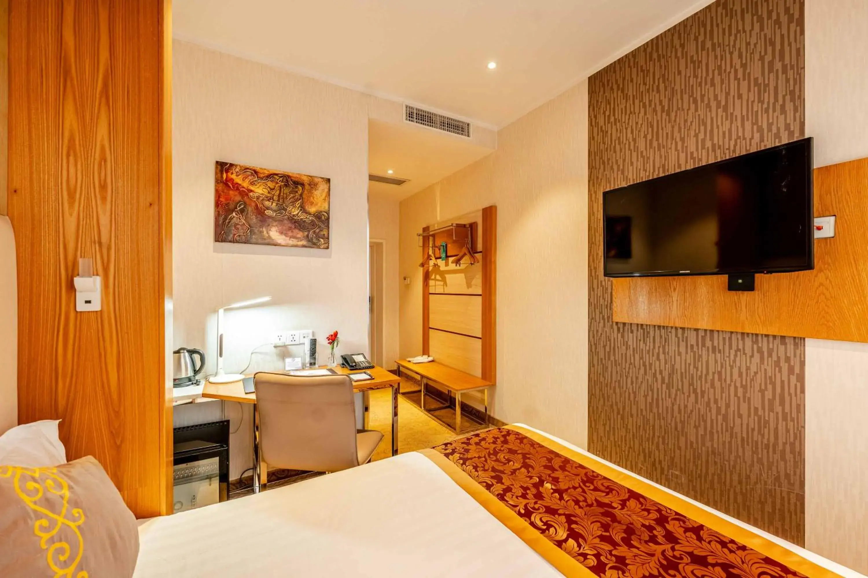 Bed in H9 Hotel Nine Ulaanbaatar Bed in H9 Hotel Nine Ulaanbaatar