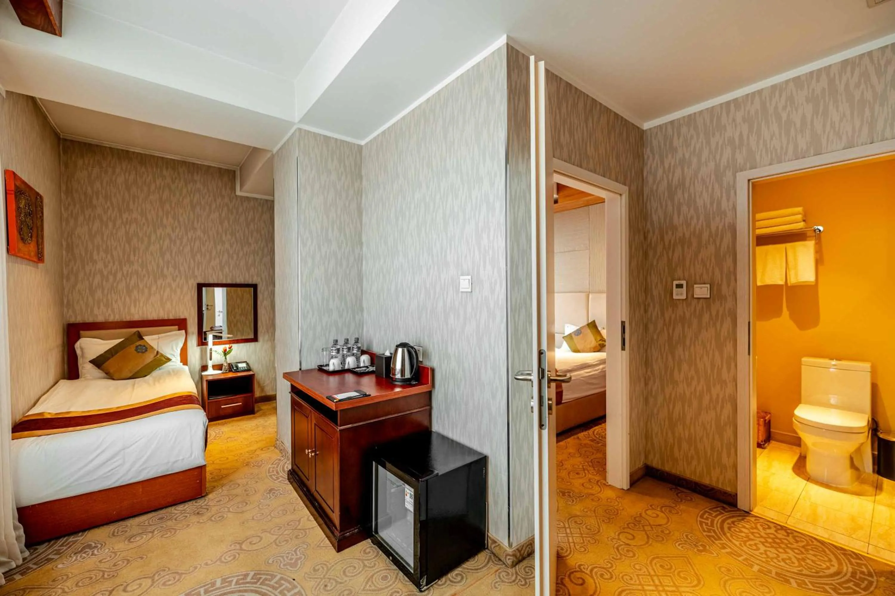 Bed in H9 Hotel Nine Ulaanbaatar