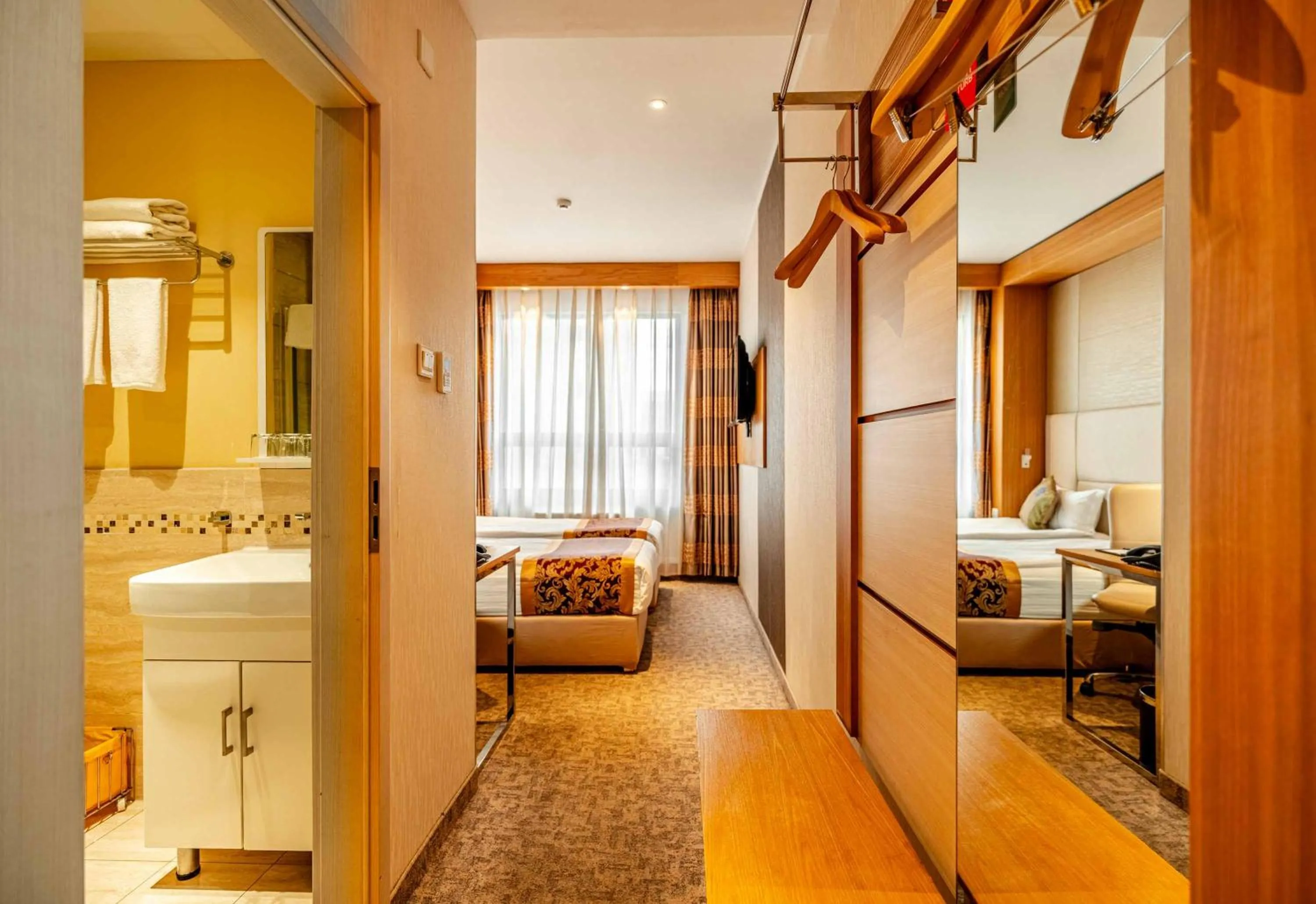 Bed in H9 Hotel Nine Ulaanbaatar