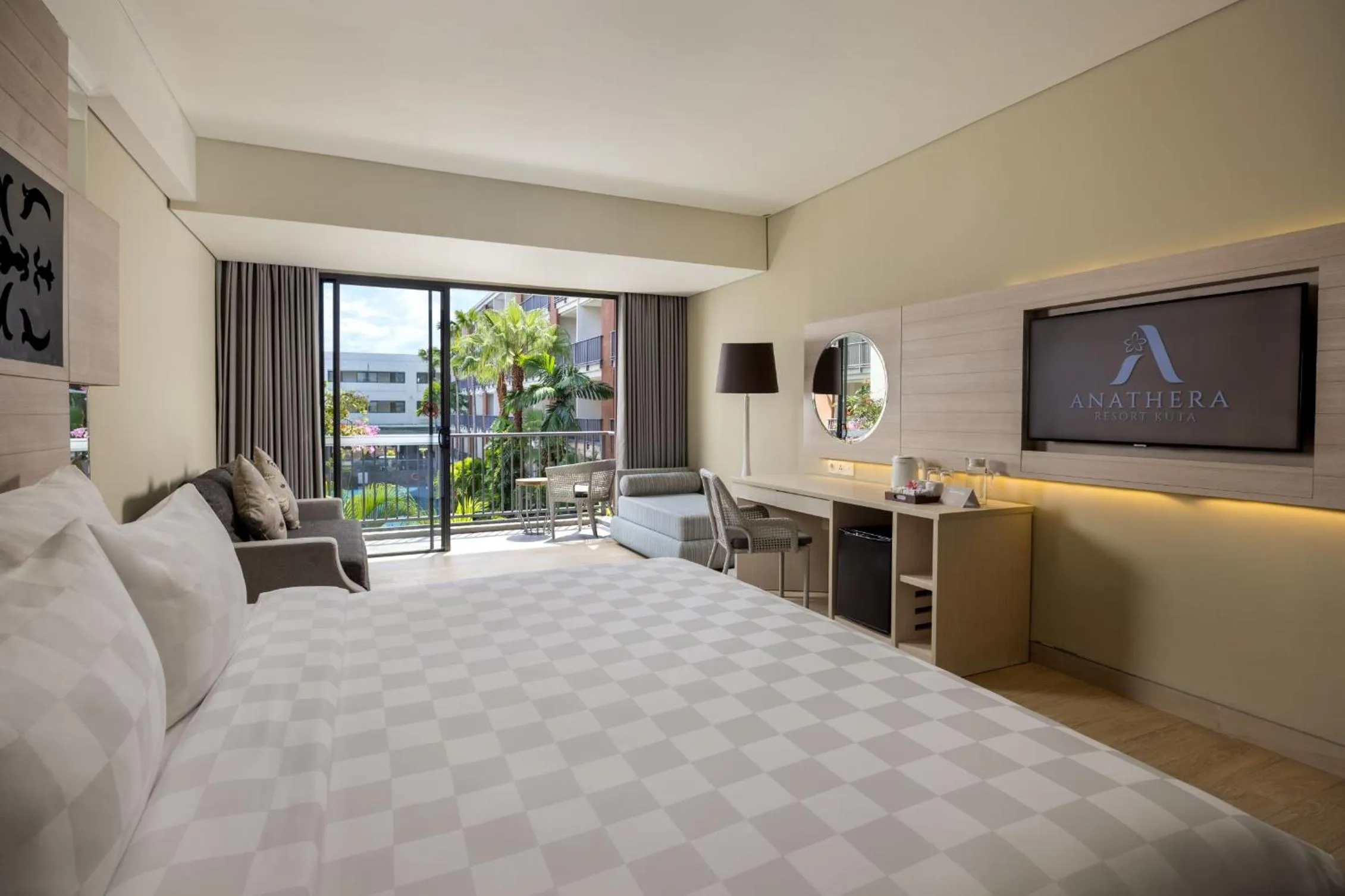 Bed in Anathera Resort Kuta