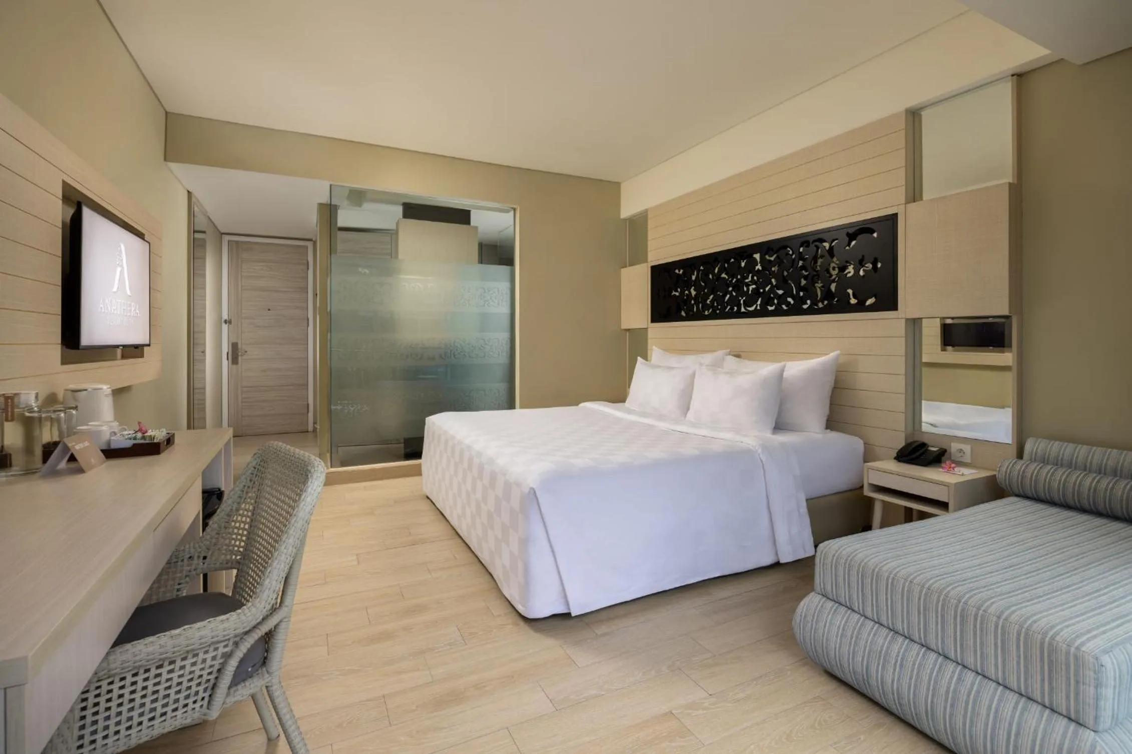 Bed in Anathera Resort Kuta