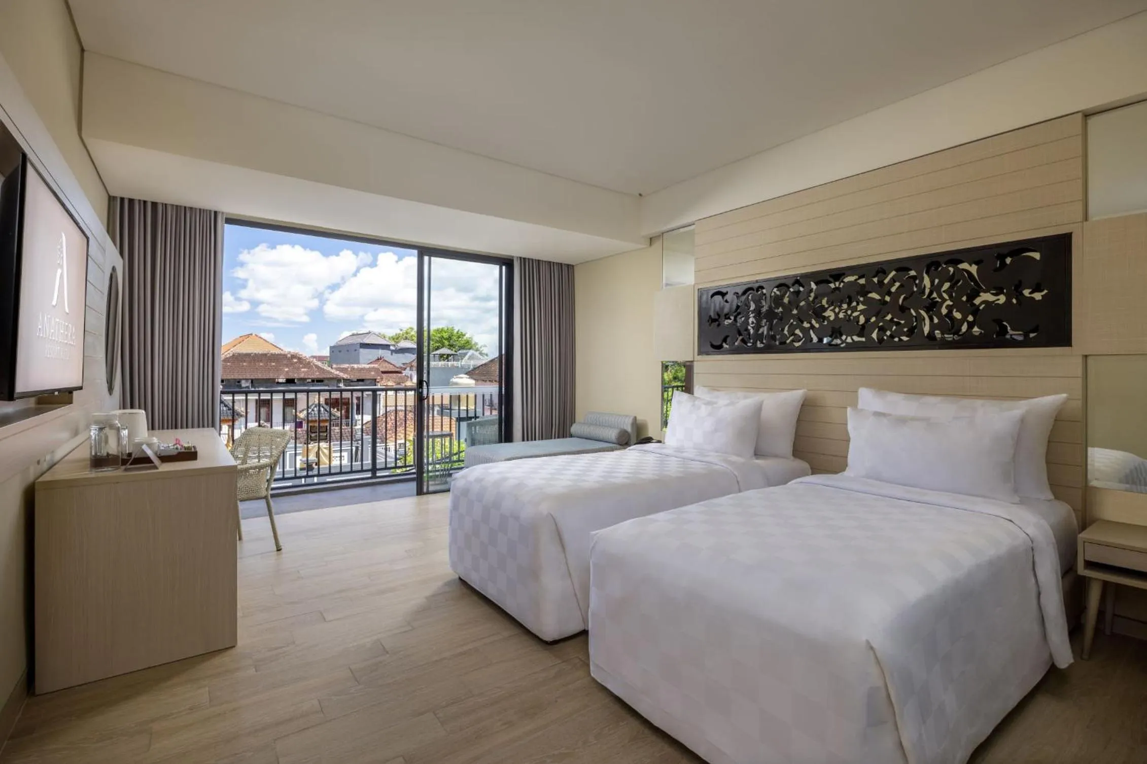 Bed in Anathera Resort Kuta