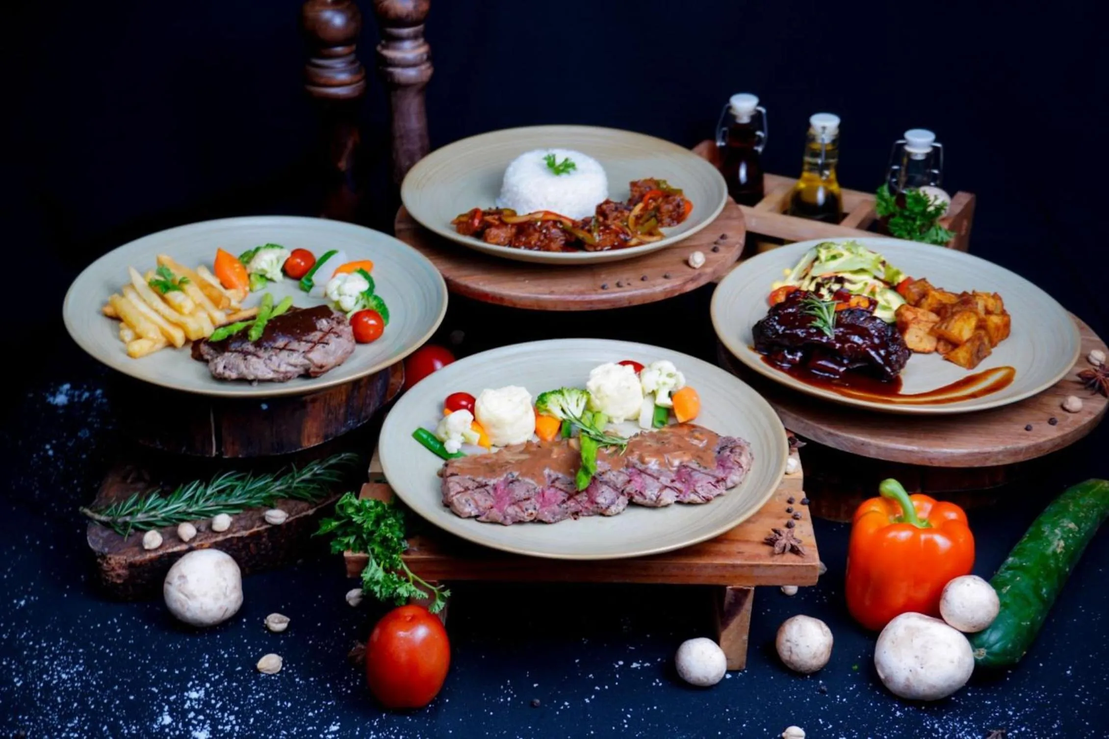 Food in Anathera Resort Kuta